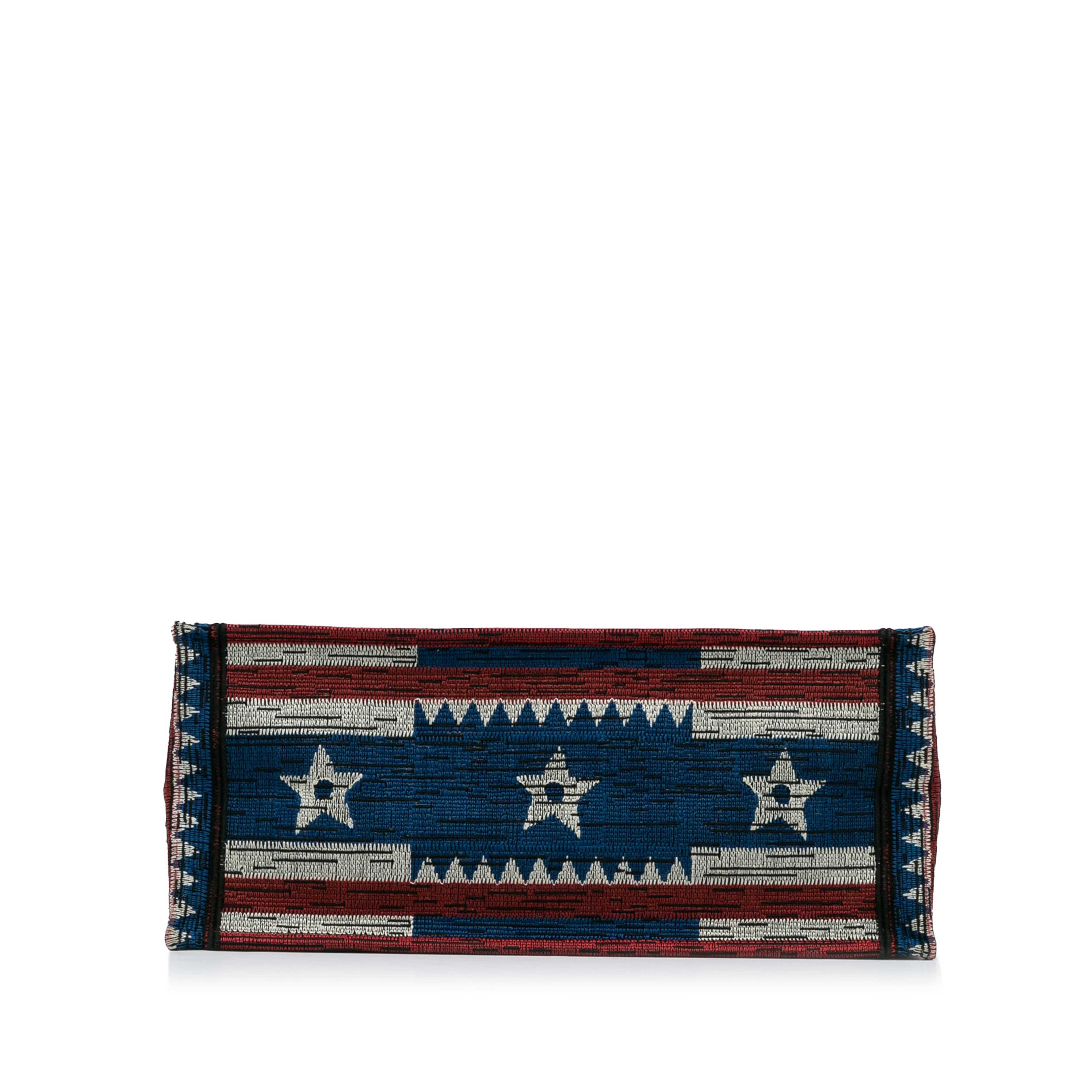 Dior Large French Flag Book Tote, från Luxclusif, i färgen blue. Klicka för att öppna bilden i stort format