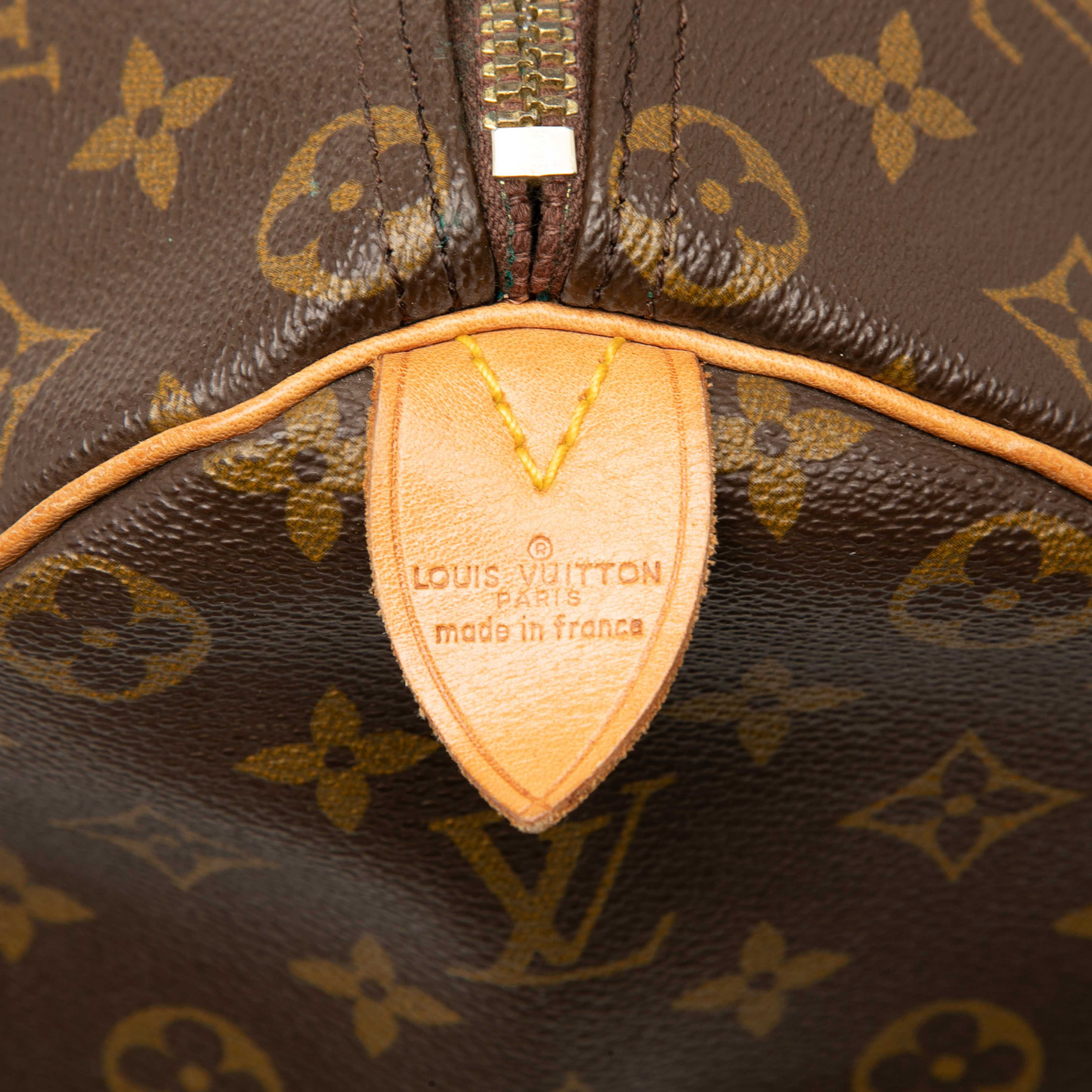 Louis Vuitton Monogram Keepall 50, från Luxclusif, i färgen brown. Klicka för att öppna bilden i stort format