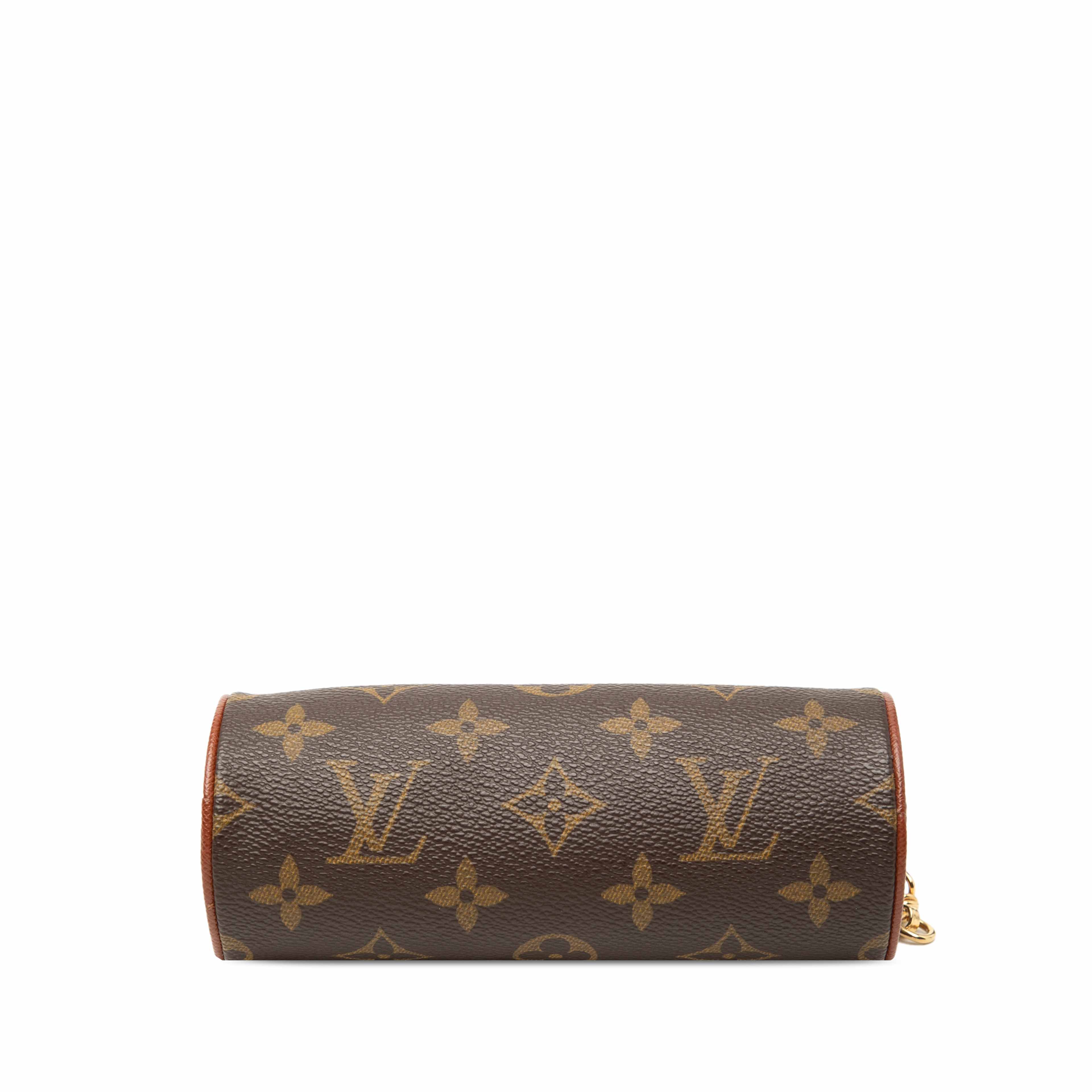 Louis Vuitton Monogram Papillon Pochette, från Luxclusif, i färgen brown. Klicka för att öppna bilden i stort format