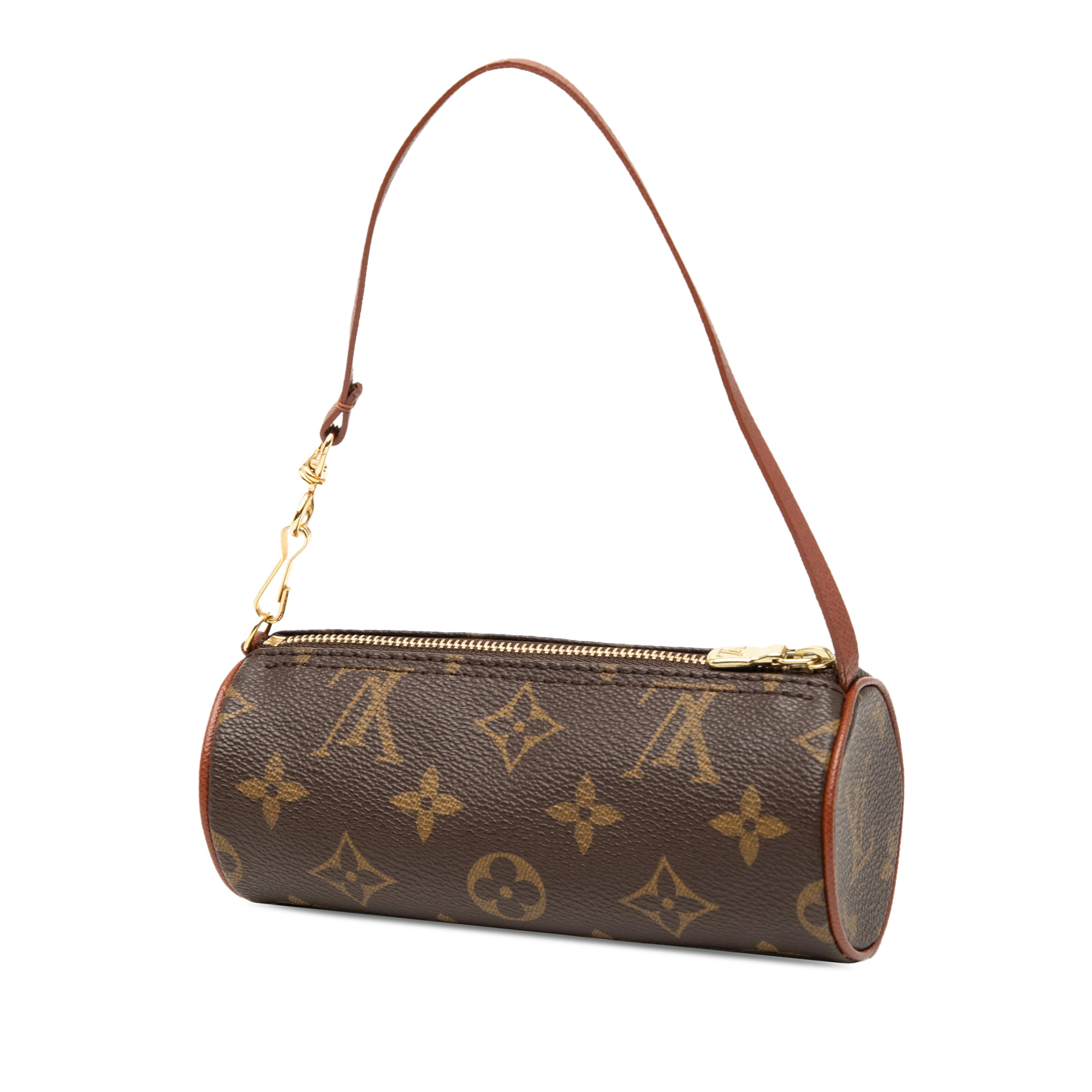 Louis Vuitton Monogram Papillon Pochette, från Luxclusif, i färgen brown. Klicka för att öppna bilden i stort format