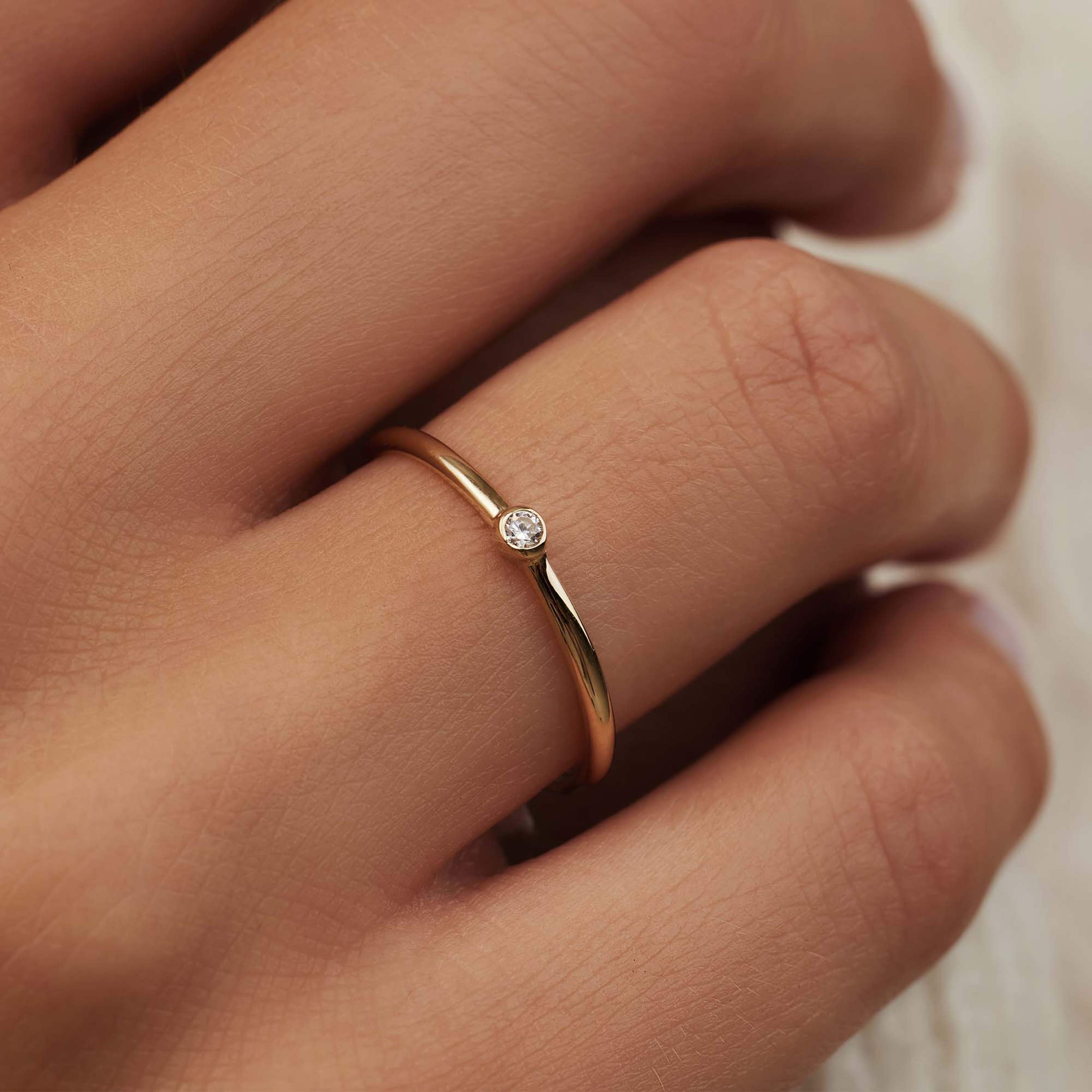 Rivoli 14 Karat Guld Ring