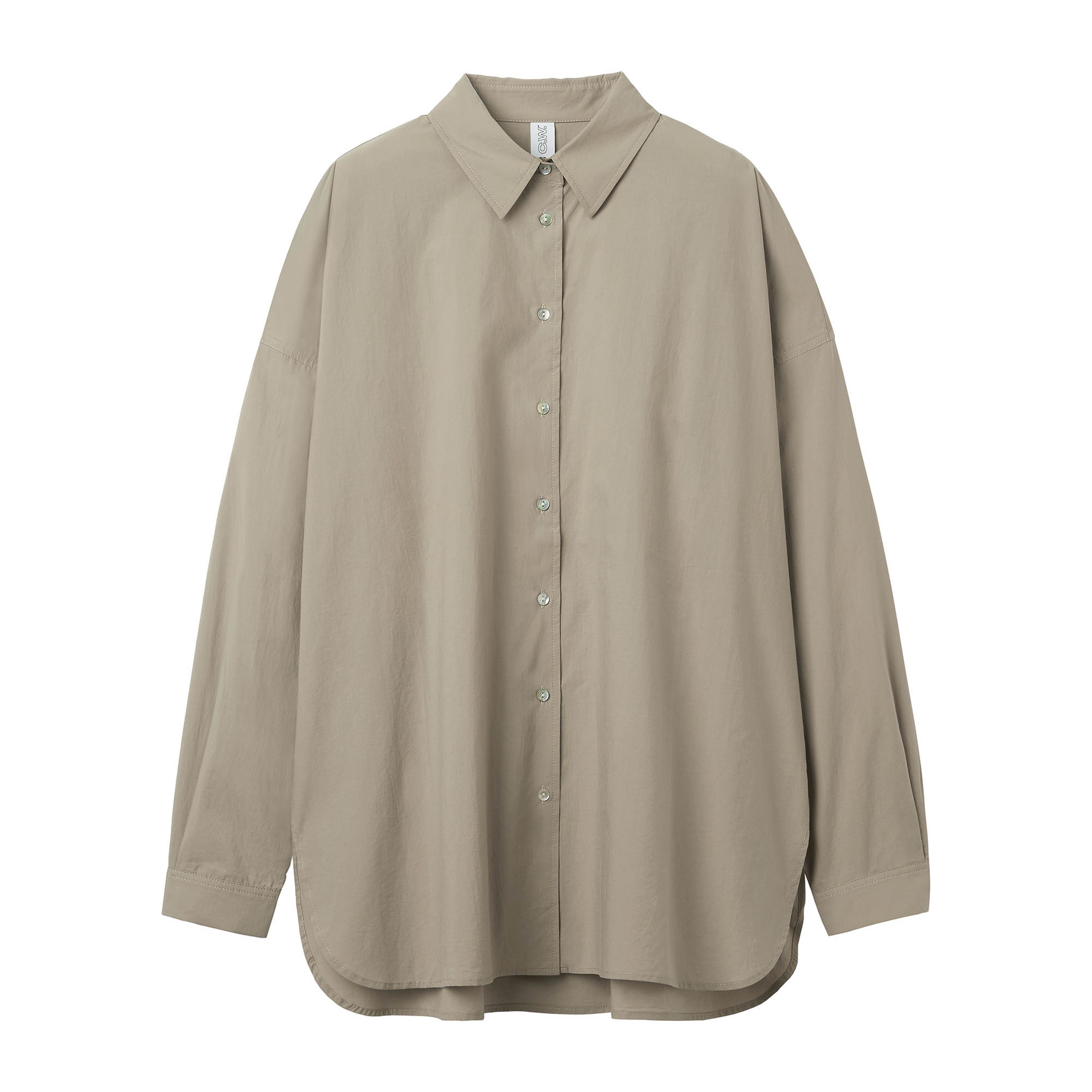 Bomullsskjorta oversize BYRON, från Carin Wester, i färgen Beige 2. Klicka för att öppna bilden i stort format