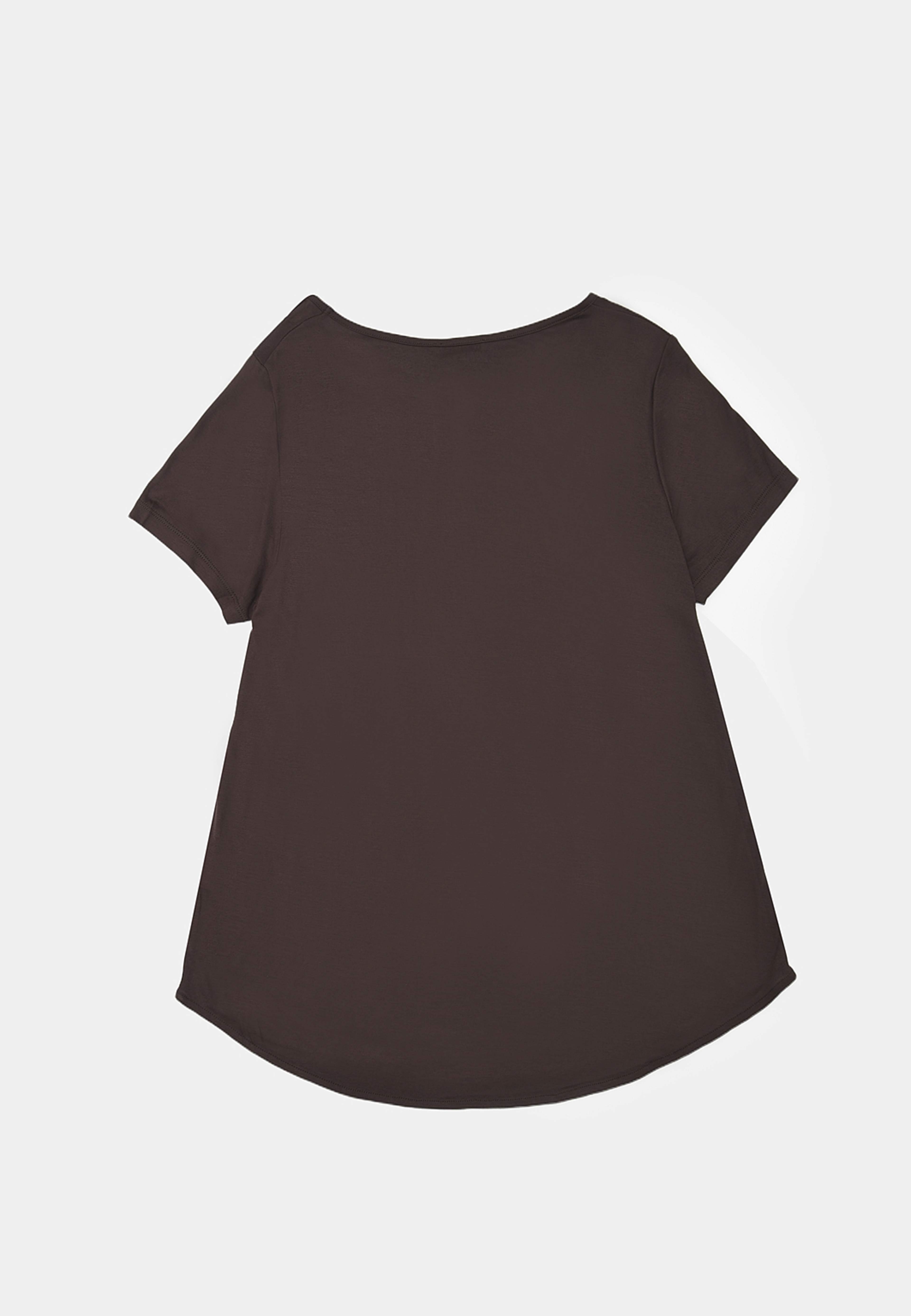 T-shirt med båtringning FREDRIKA, från Wera, i färgen Dk Brown. Klicka för att öppna bilden i stort format