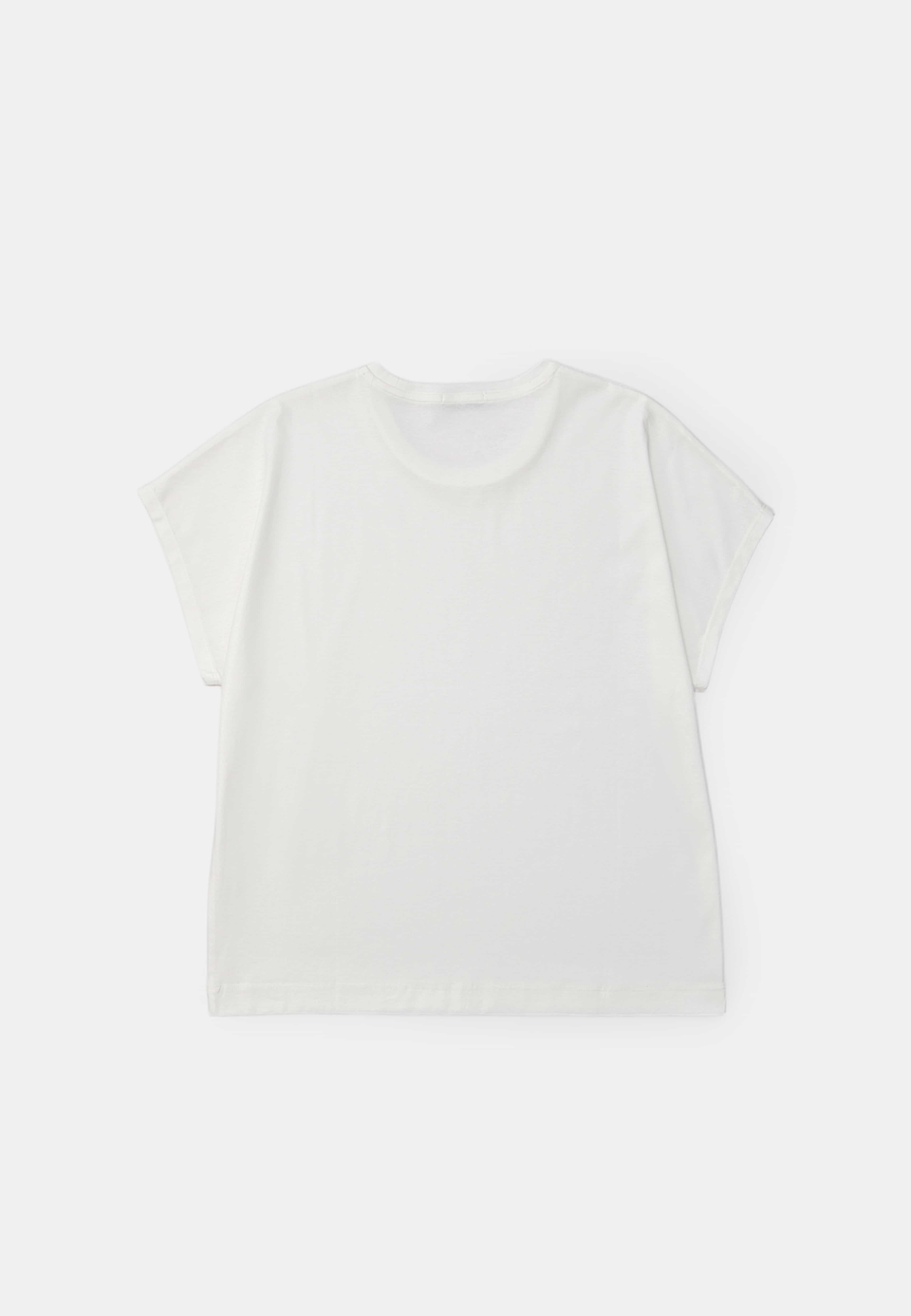 T-shirt med holkärm SORRENTO, från Wera, i färgen Offwhite. Klicka för att öppna bilden i stort format