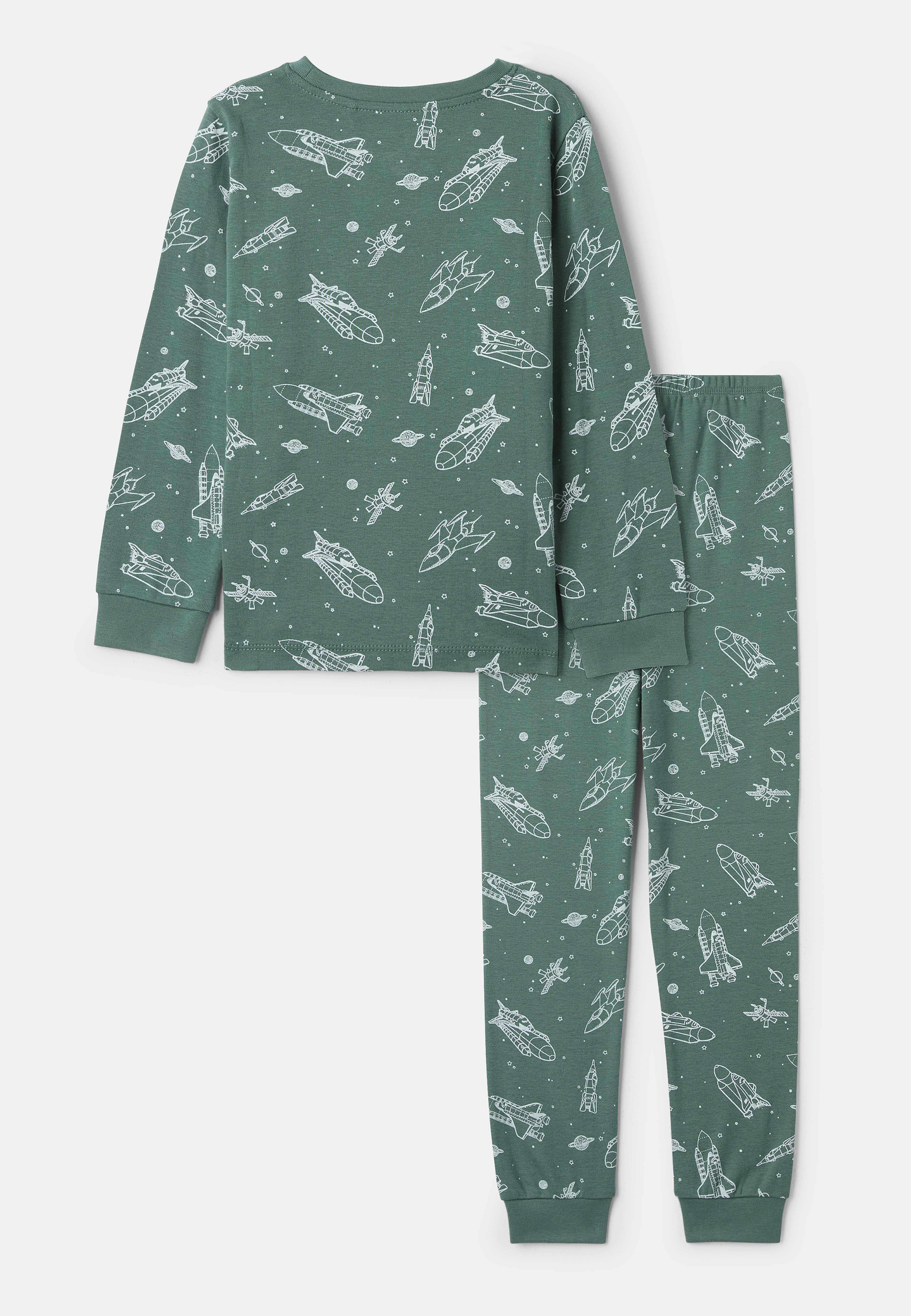 Pyjamas med tryck POW
