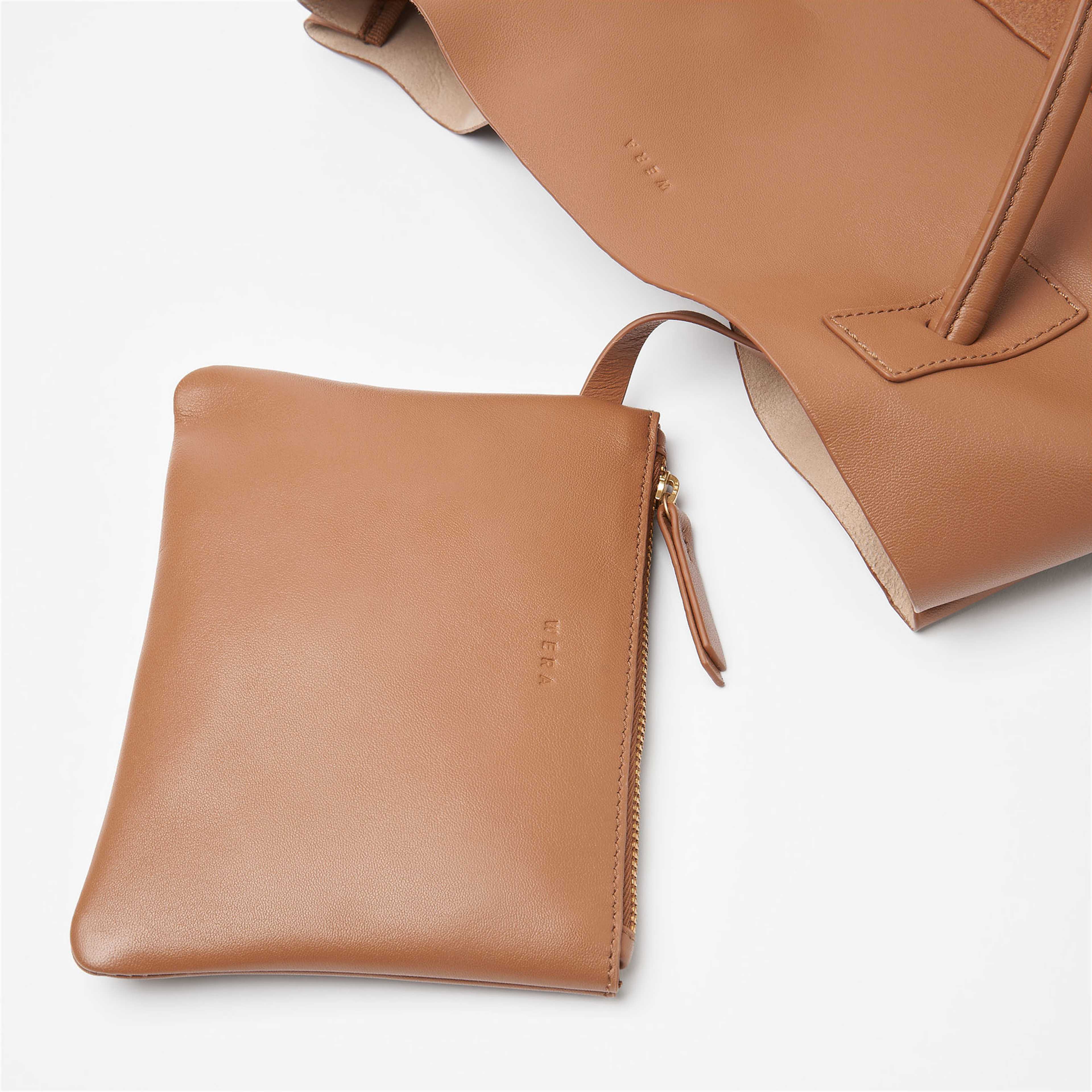 Bucket bag i skinn SPANY