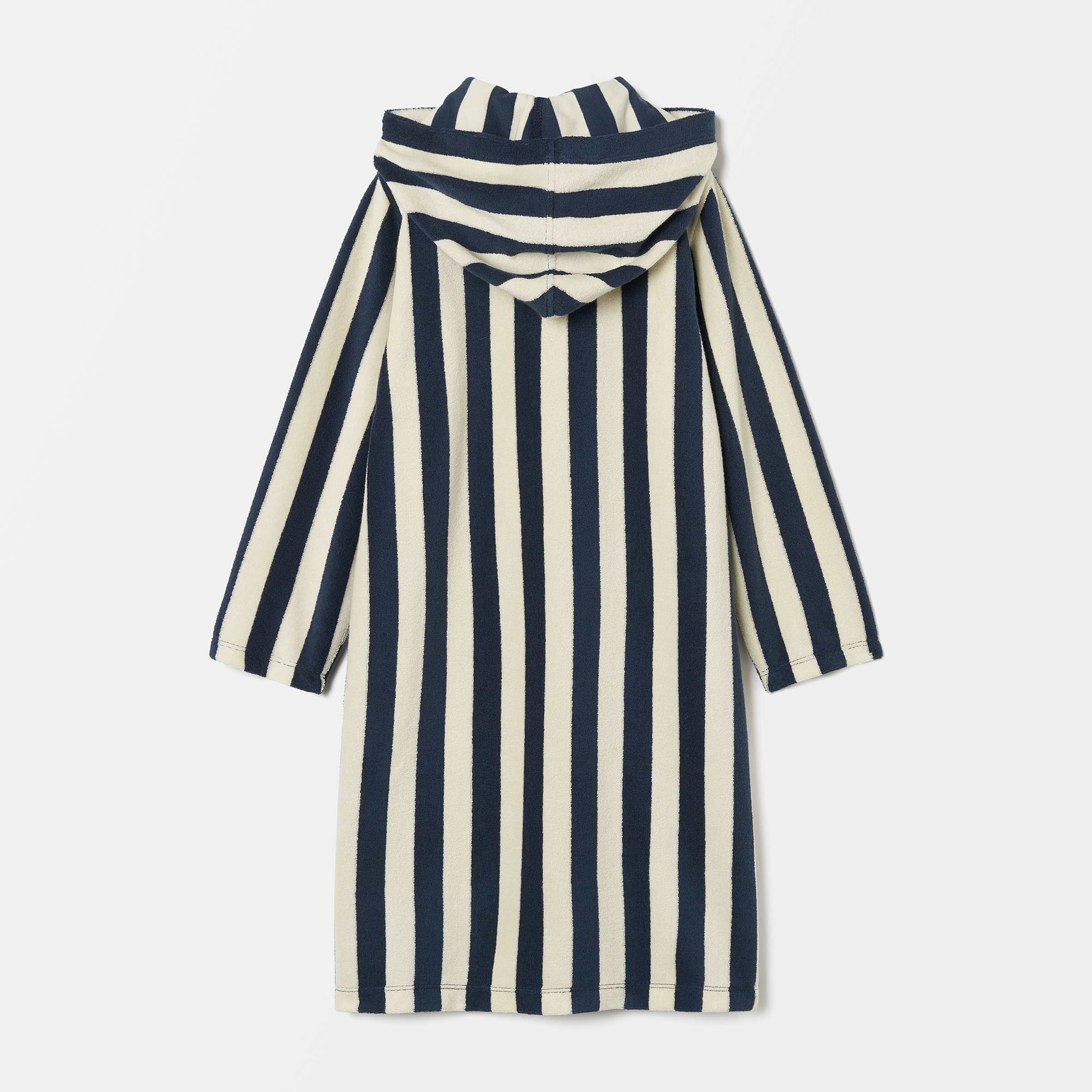 Badrock i frotté TINTIN, från RIKIKI, i färgen Navy Stripe. Klicka för att öppna bilden i stort format