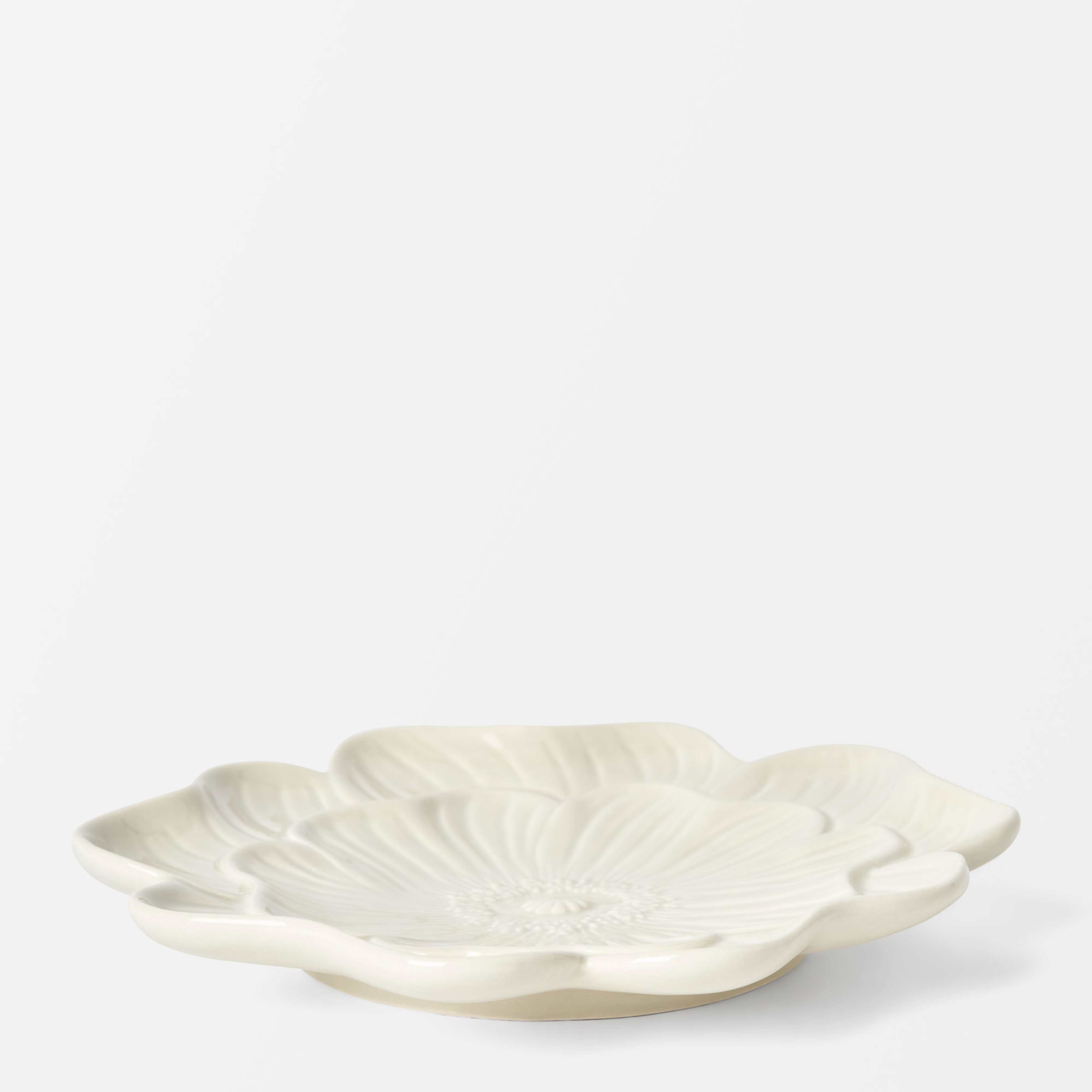 Assiett i porslin VALLMO 22 cm