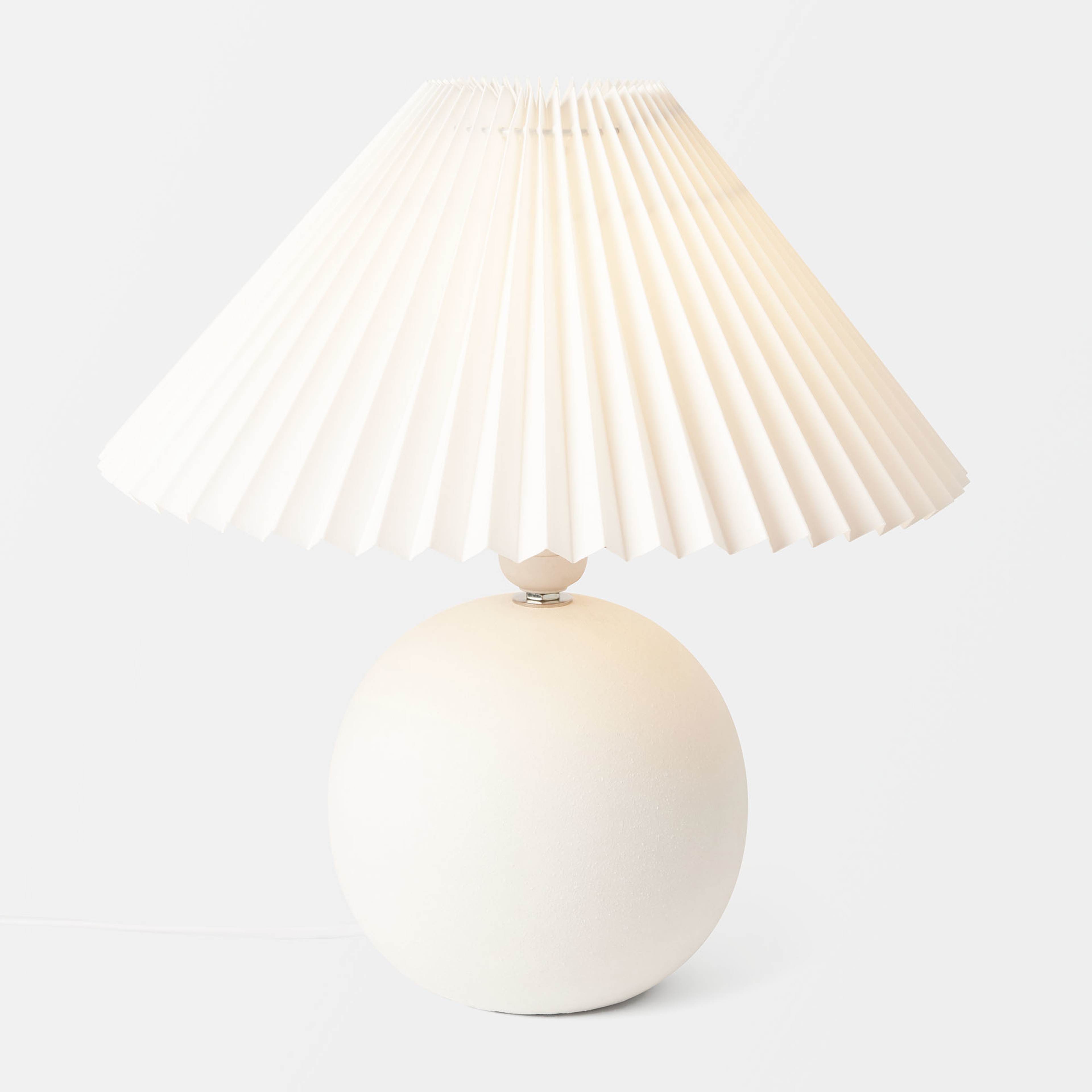 Plisserad lampskärm 35 cm