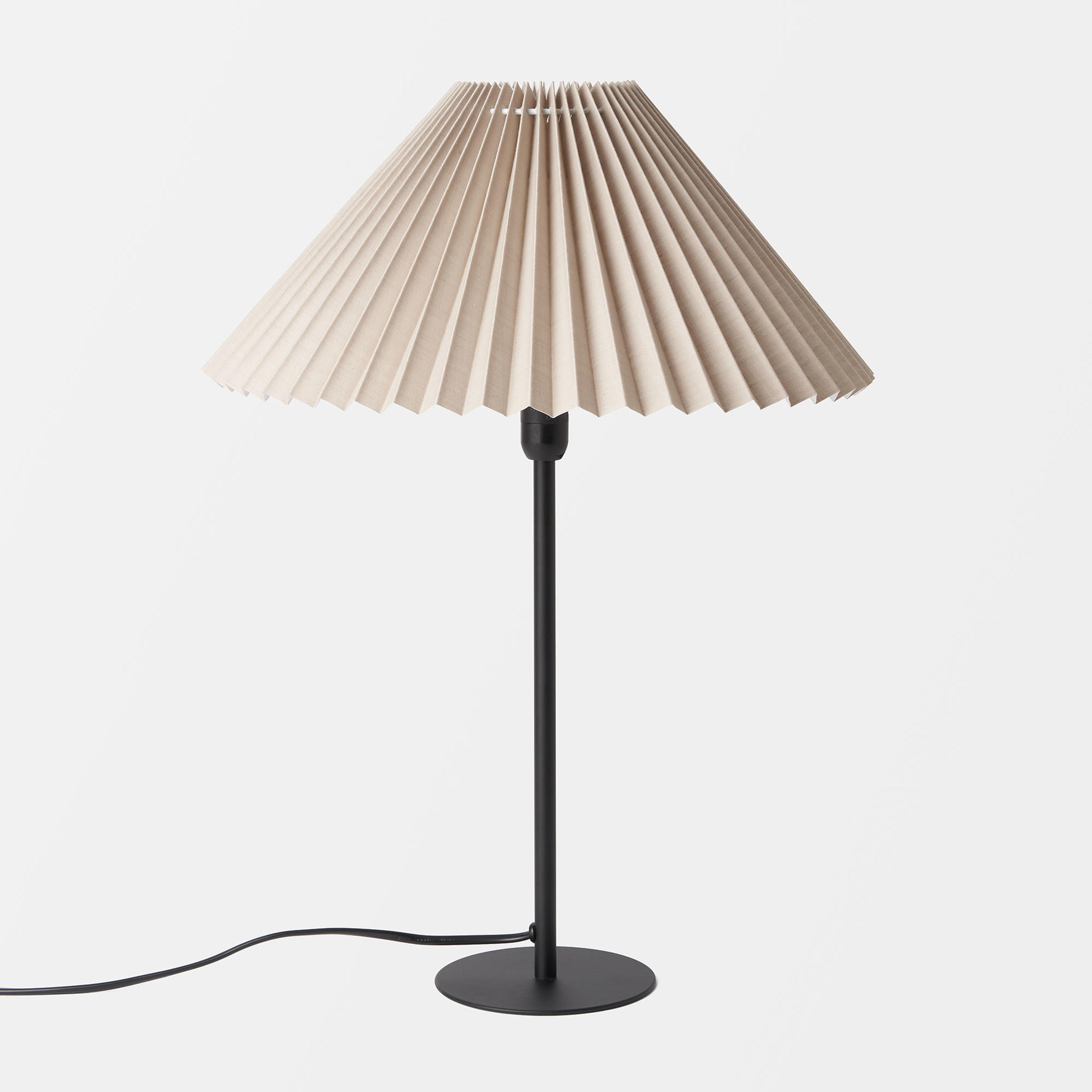 Plisserad lampskärm 35 cm
