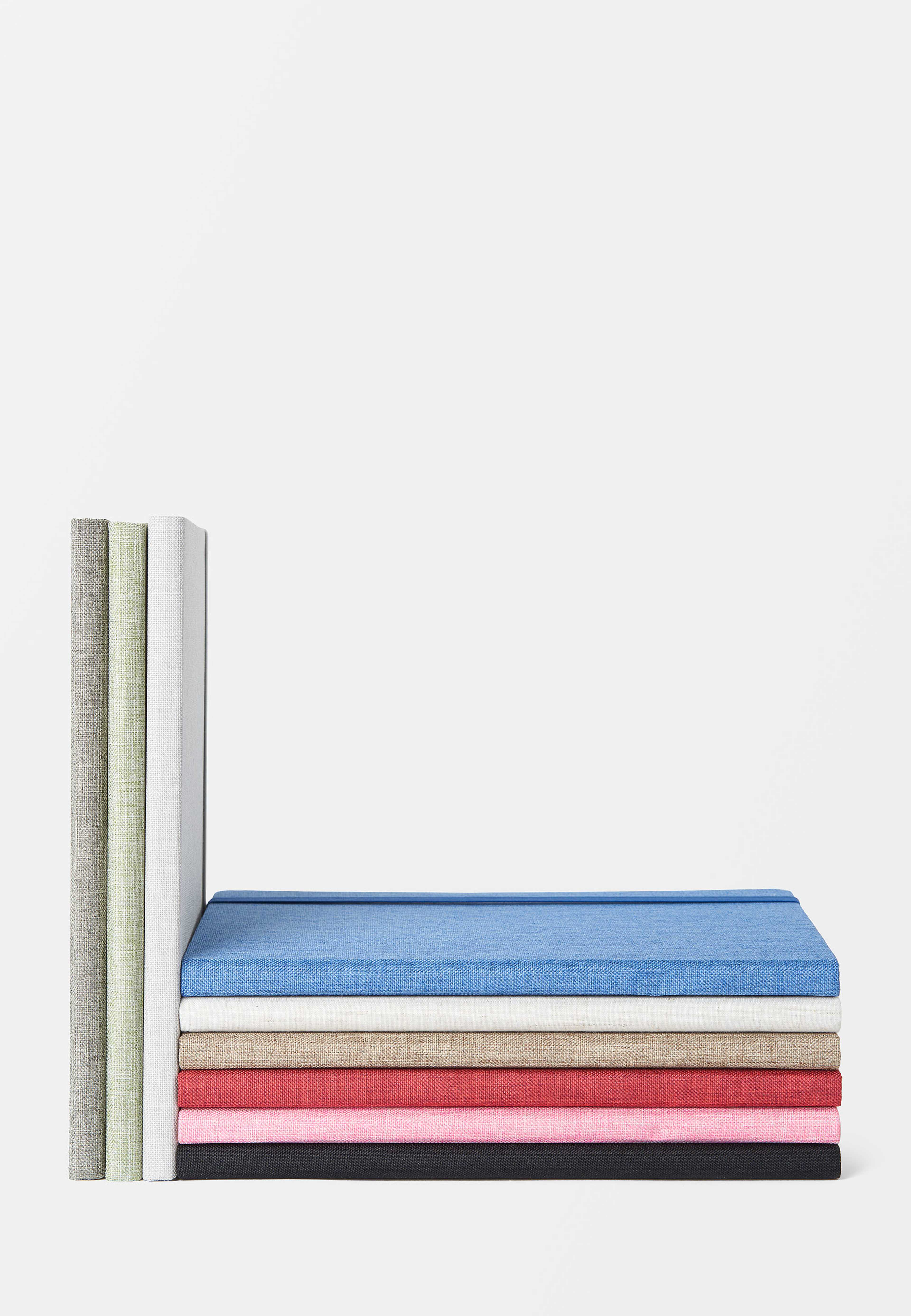 Linjerad anteckningsbok textil A5 ROMEO