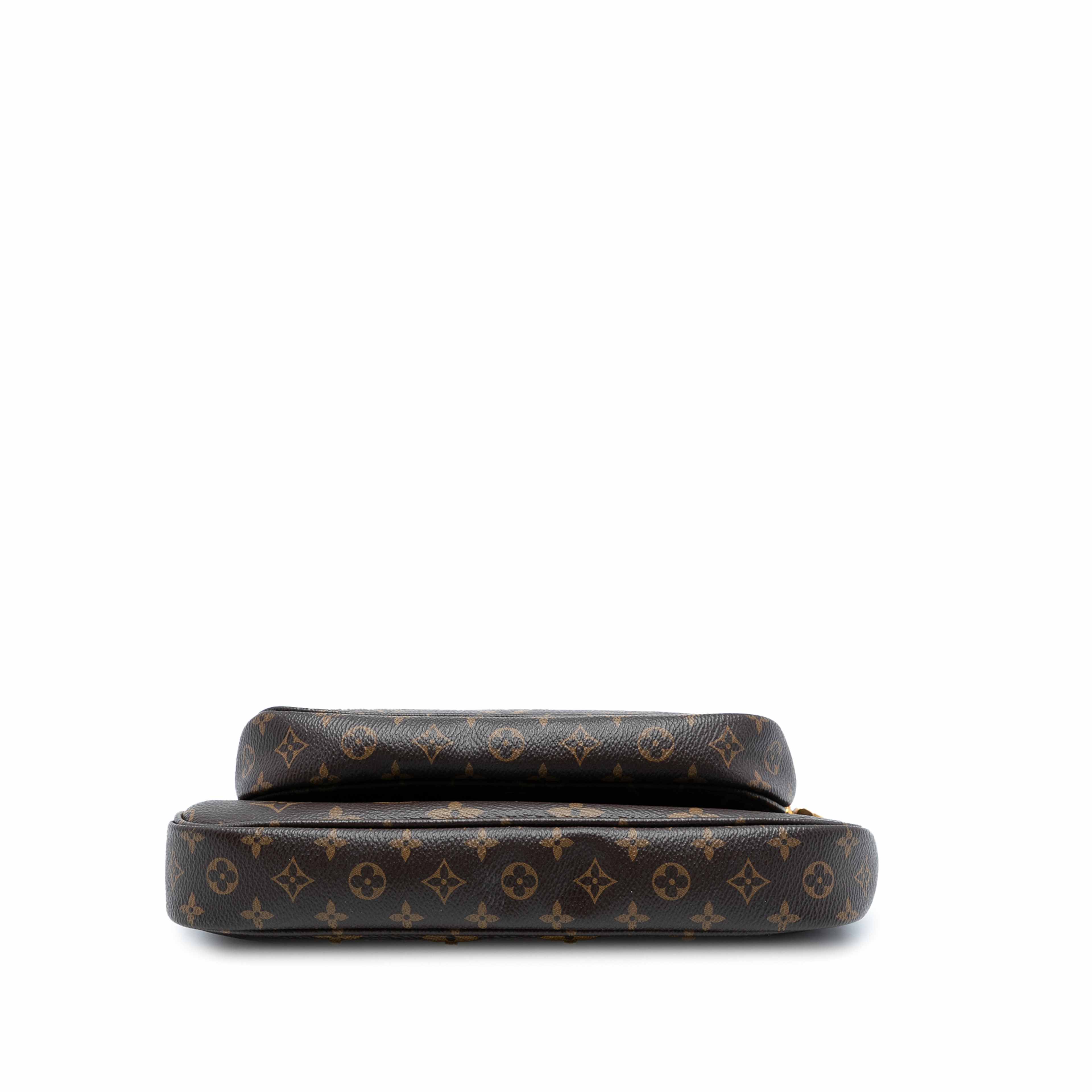 Louis Vuitton Monogram Multi Pochette Accessoires, från Luxclusif, i färgen brown. Klicka för att öppna bilden i stort format