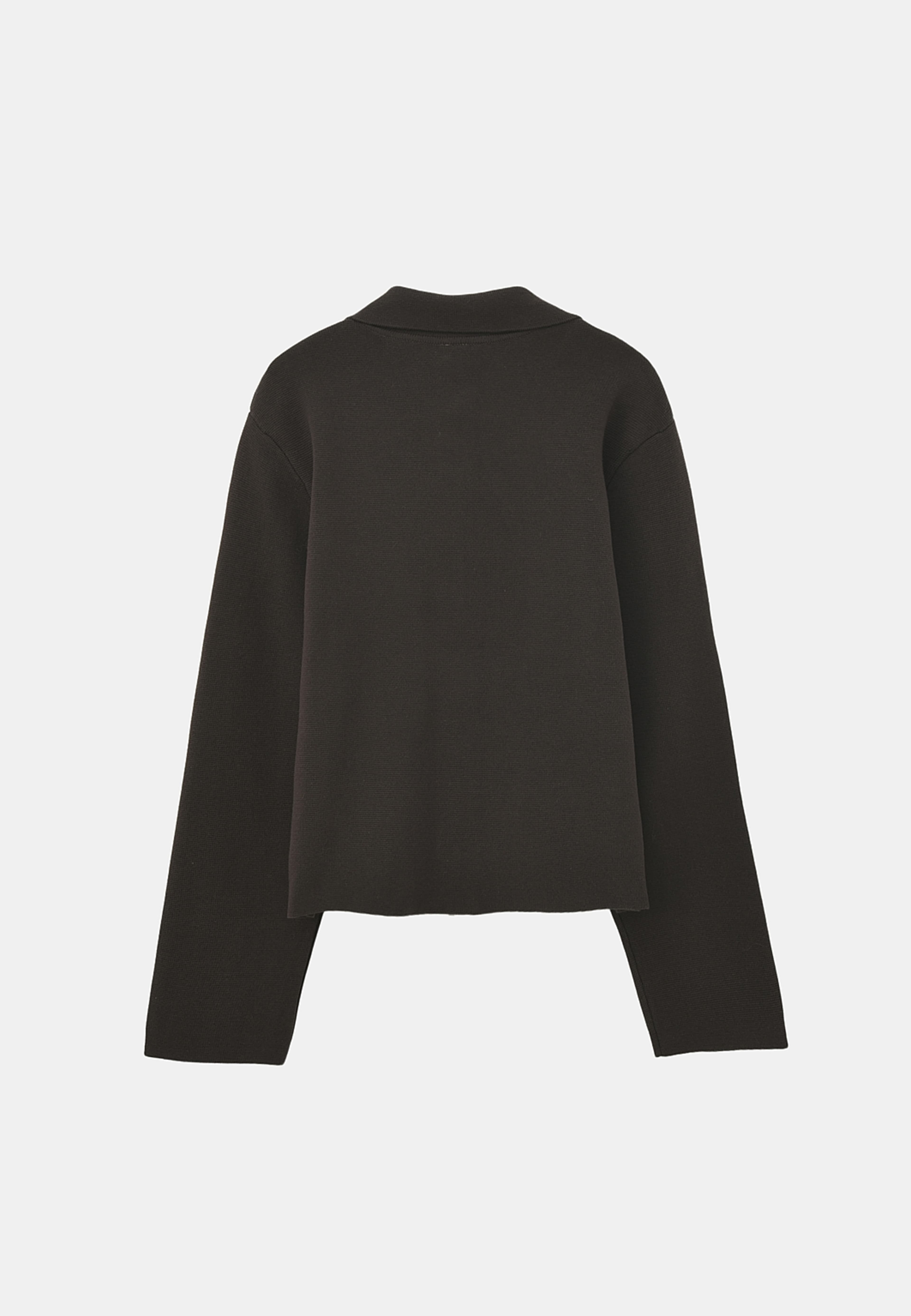 Cardigan med dragkedja CROSS, från Å WOMAN, i färgen Brown. Klicka för att öppna bilden i stort format
