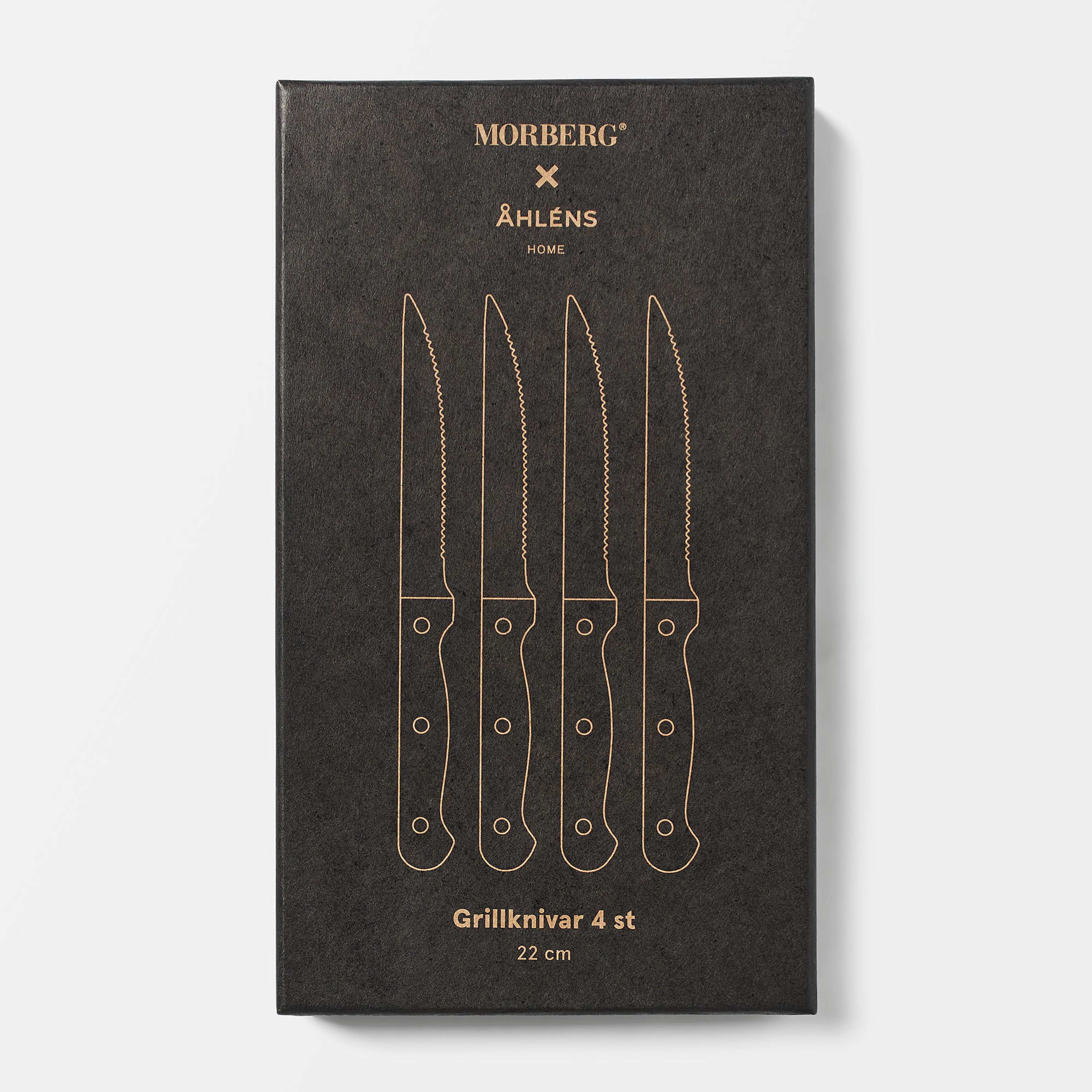 Grillknivar Morberg x Åhléns, 4-pack