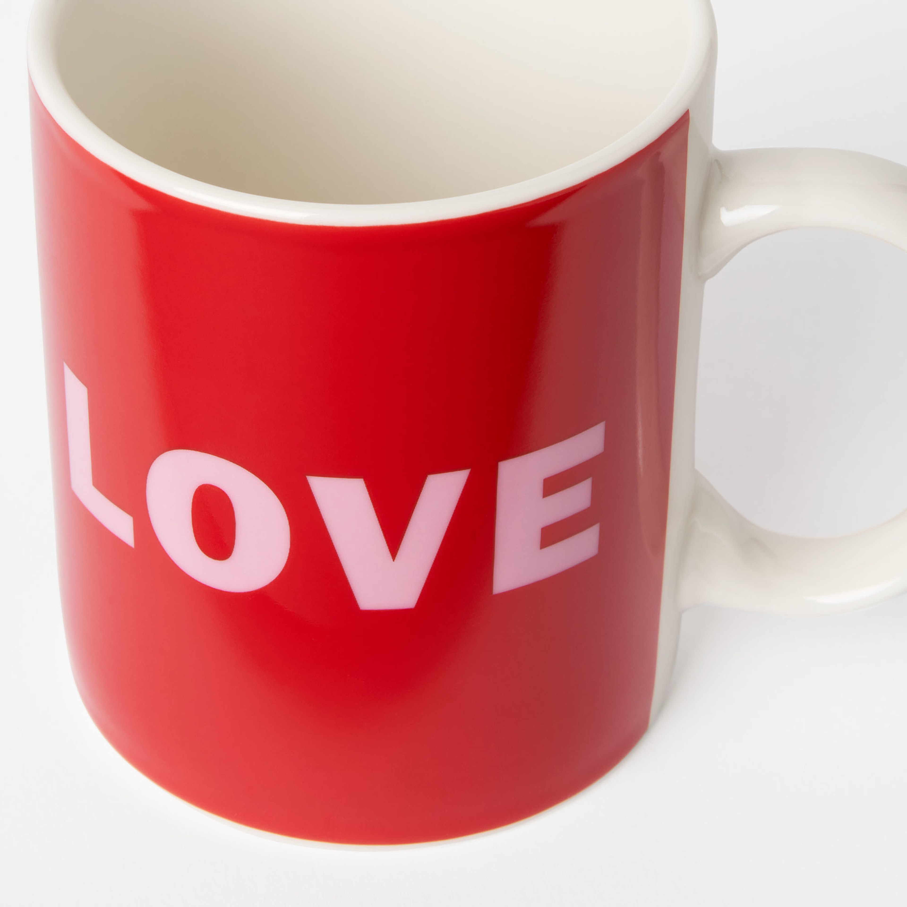 Mugg med text LOVE