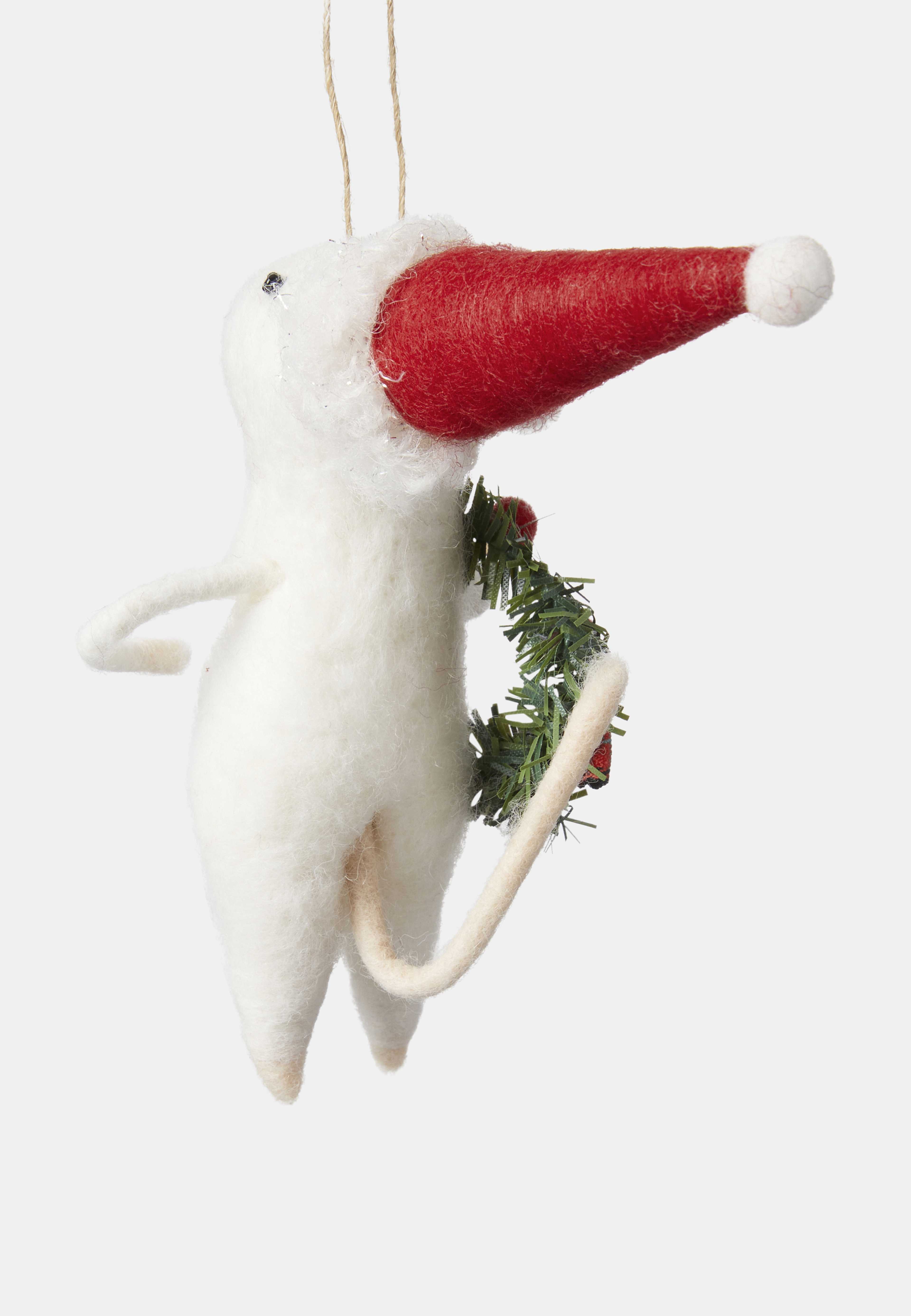 Julgranshänge i ull MUS, från Åhléns Home, i färgen Offwhite. Klicka för att öppna bilden i stort format