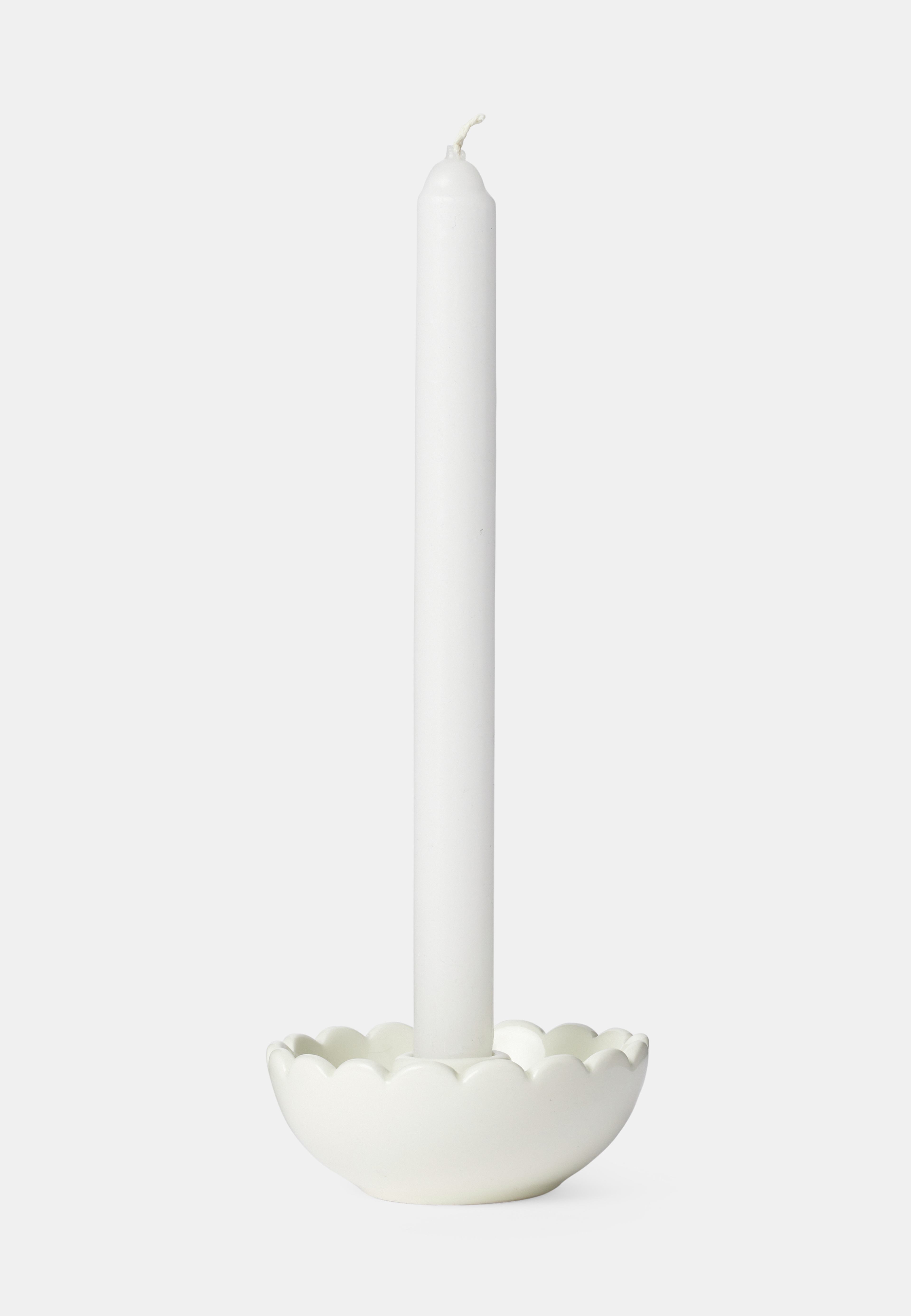 Ljusstake för singelljus SCALLOP