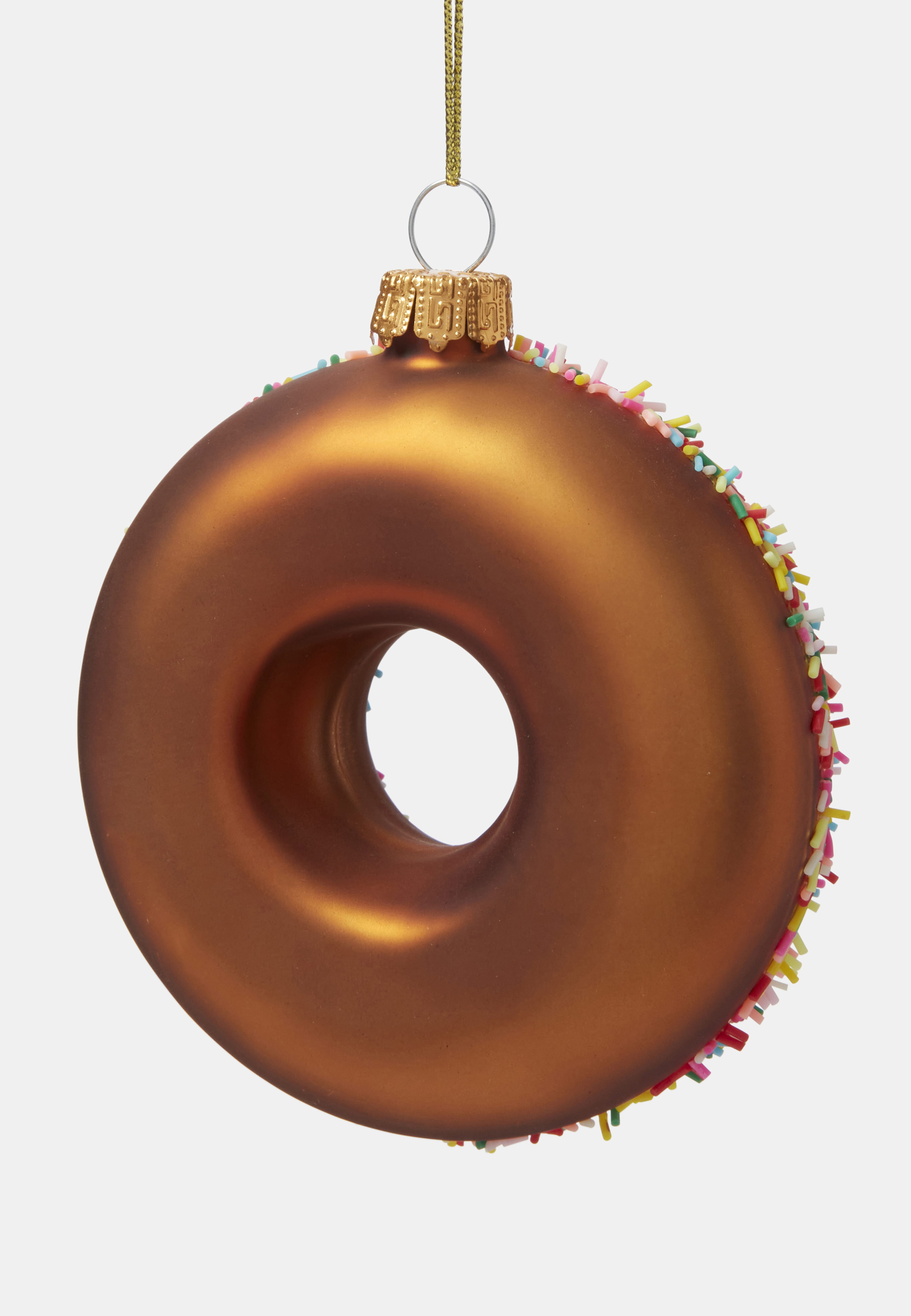 Julgranshänge i glas DONUT SPRINKLES, från Åhléns Home, i färgen Multi. Klicka för att öppna bilden i stort format