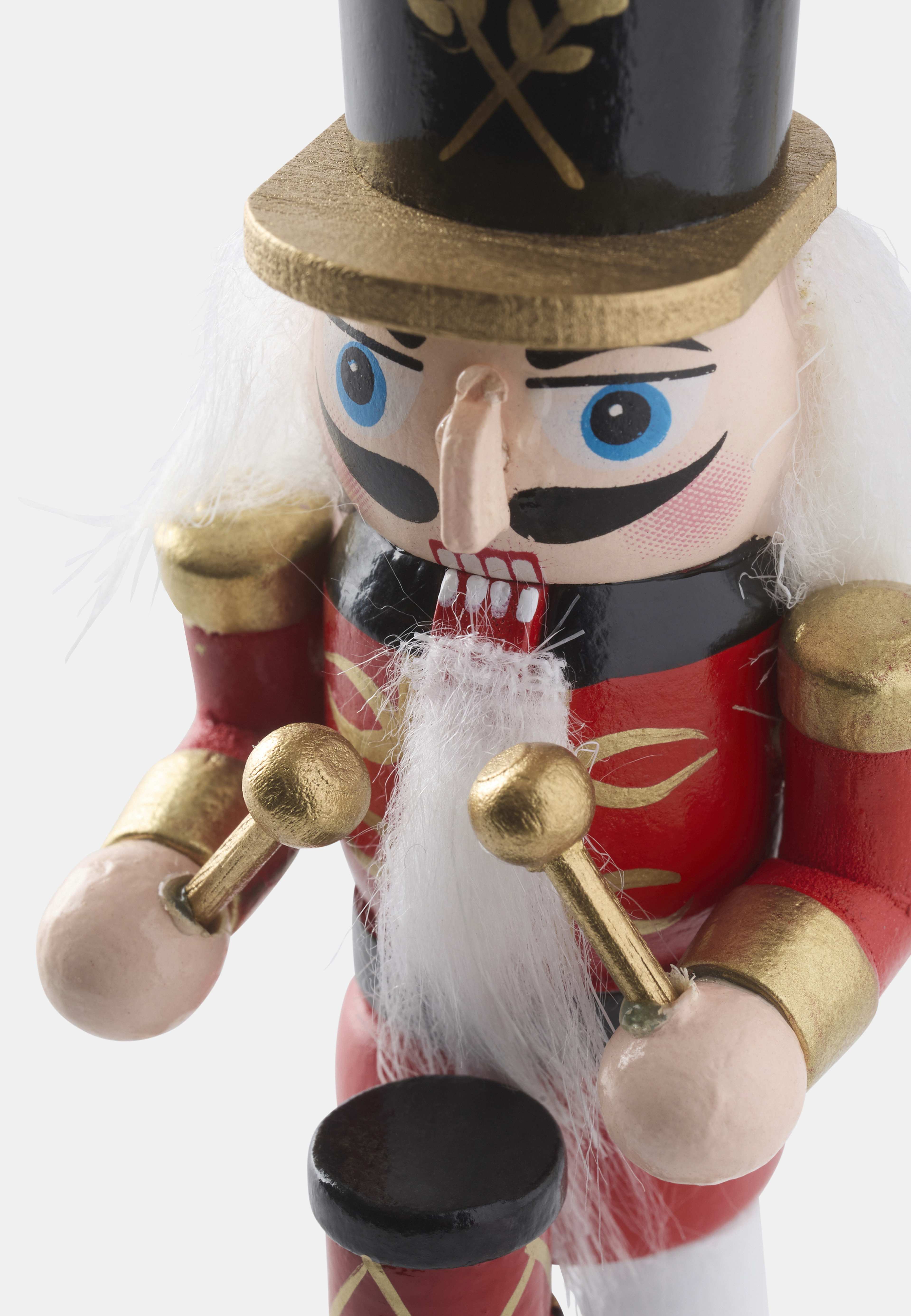 Julgranshänge i trä NUTCRACKER, från Åhléns Home, i färgen Red/Black. Klicka för att öppna bilden i stort format