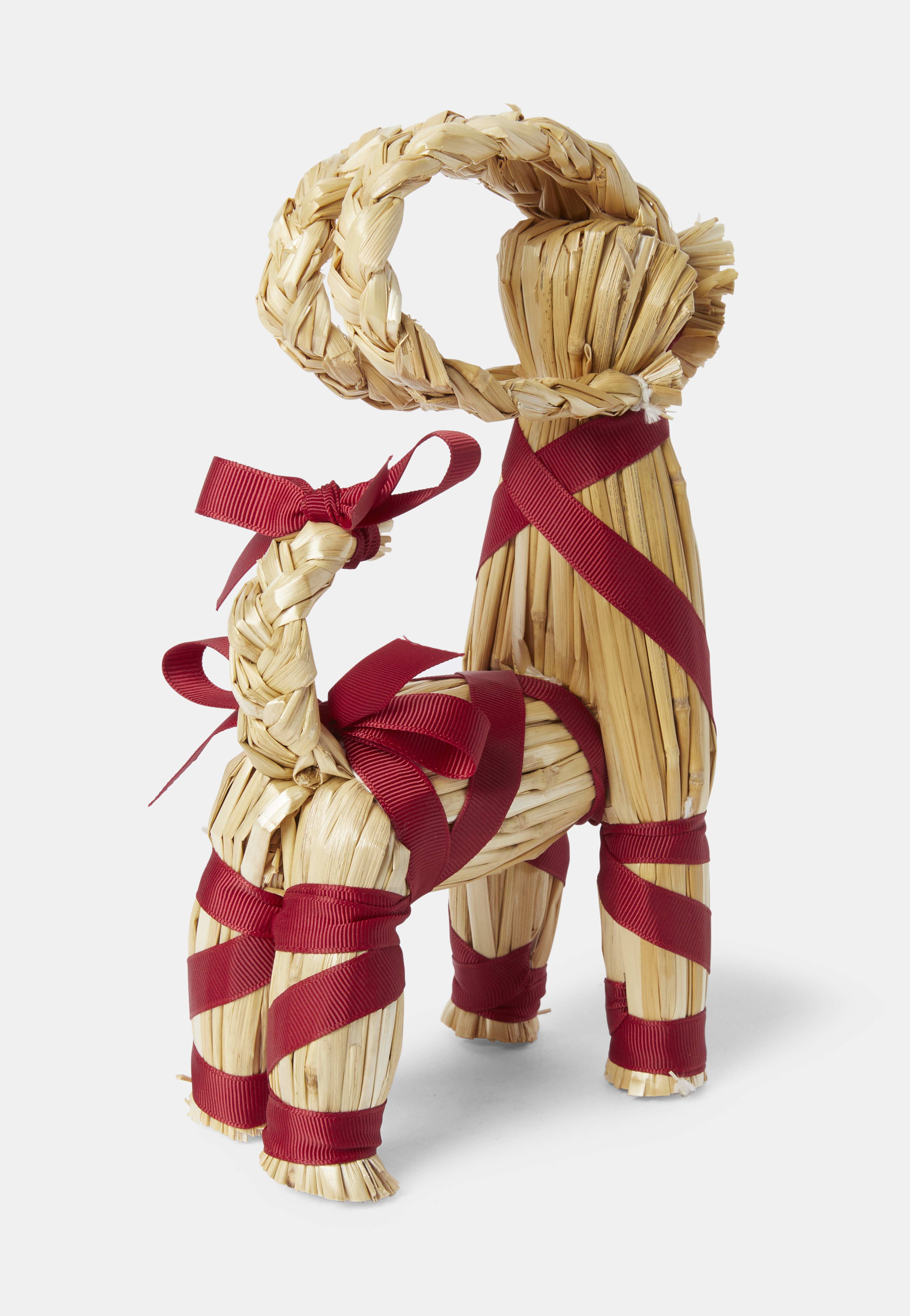 Julbock 20 cm, från Åhléns Home, i färgen Dk Red.