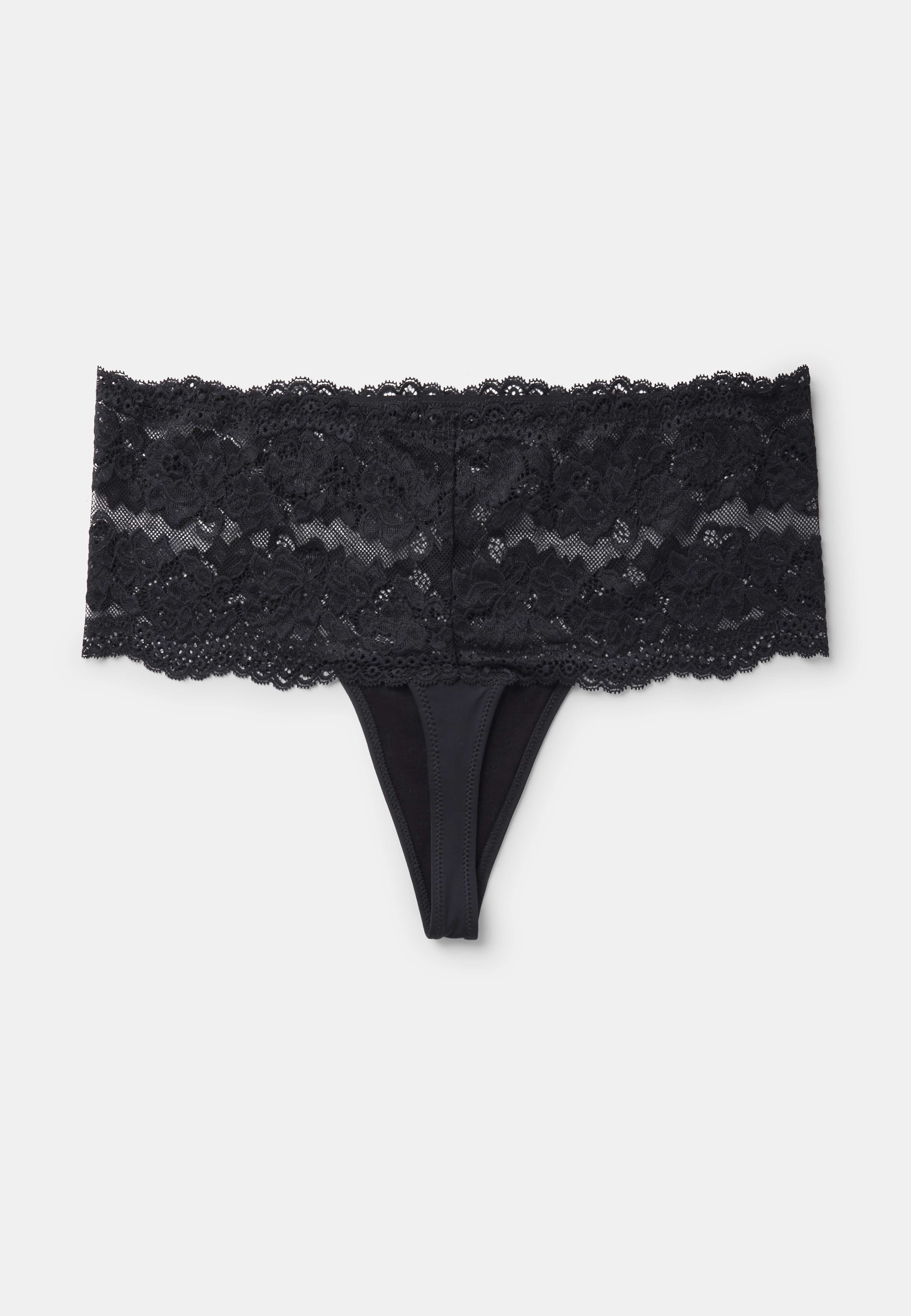 Spetstrosa string retro ELINA