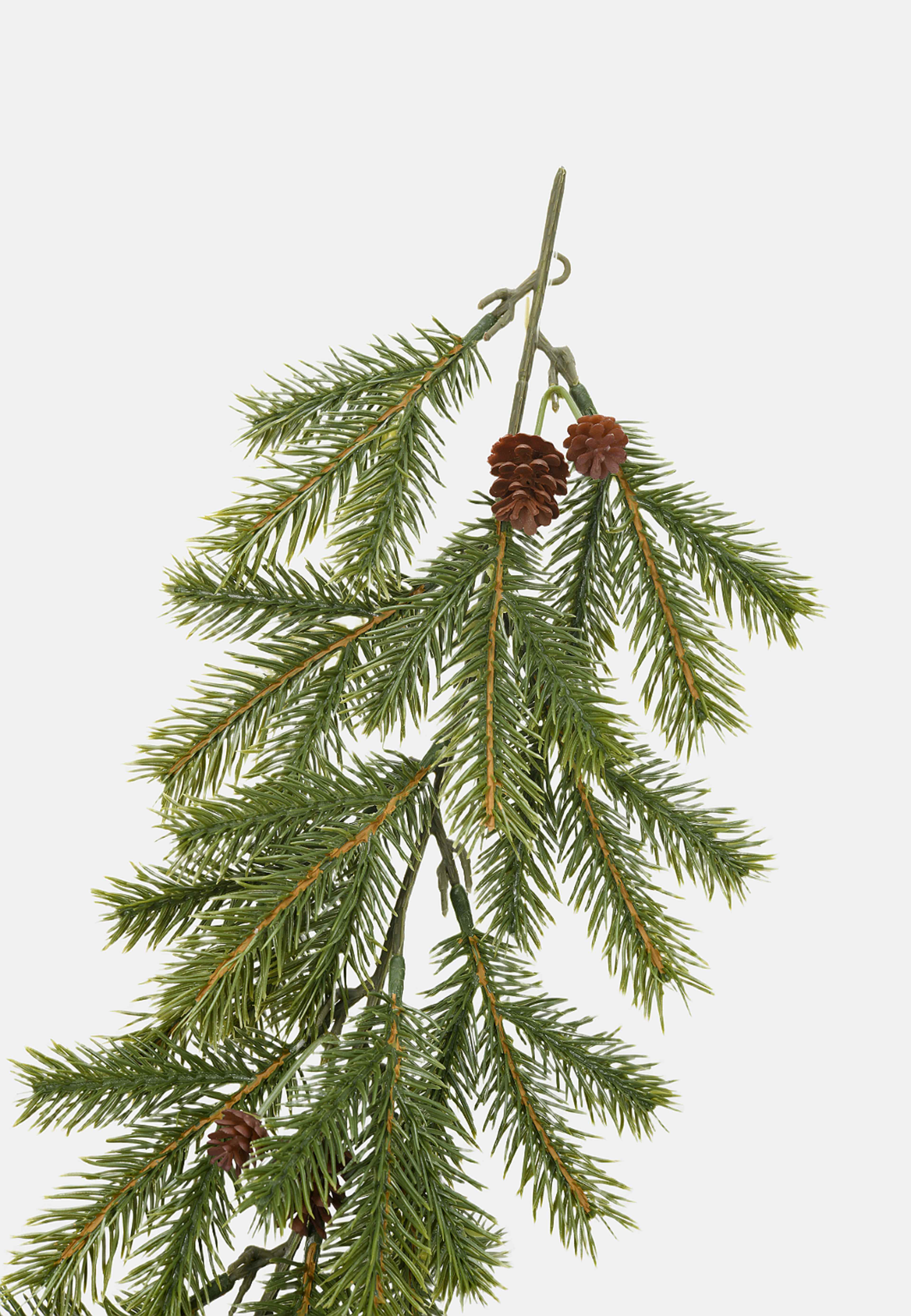 Konstväxt girlang granris 180 cm, från Åhléns Home, i färgen Green. Klicka för att öppna bilden i stort format
