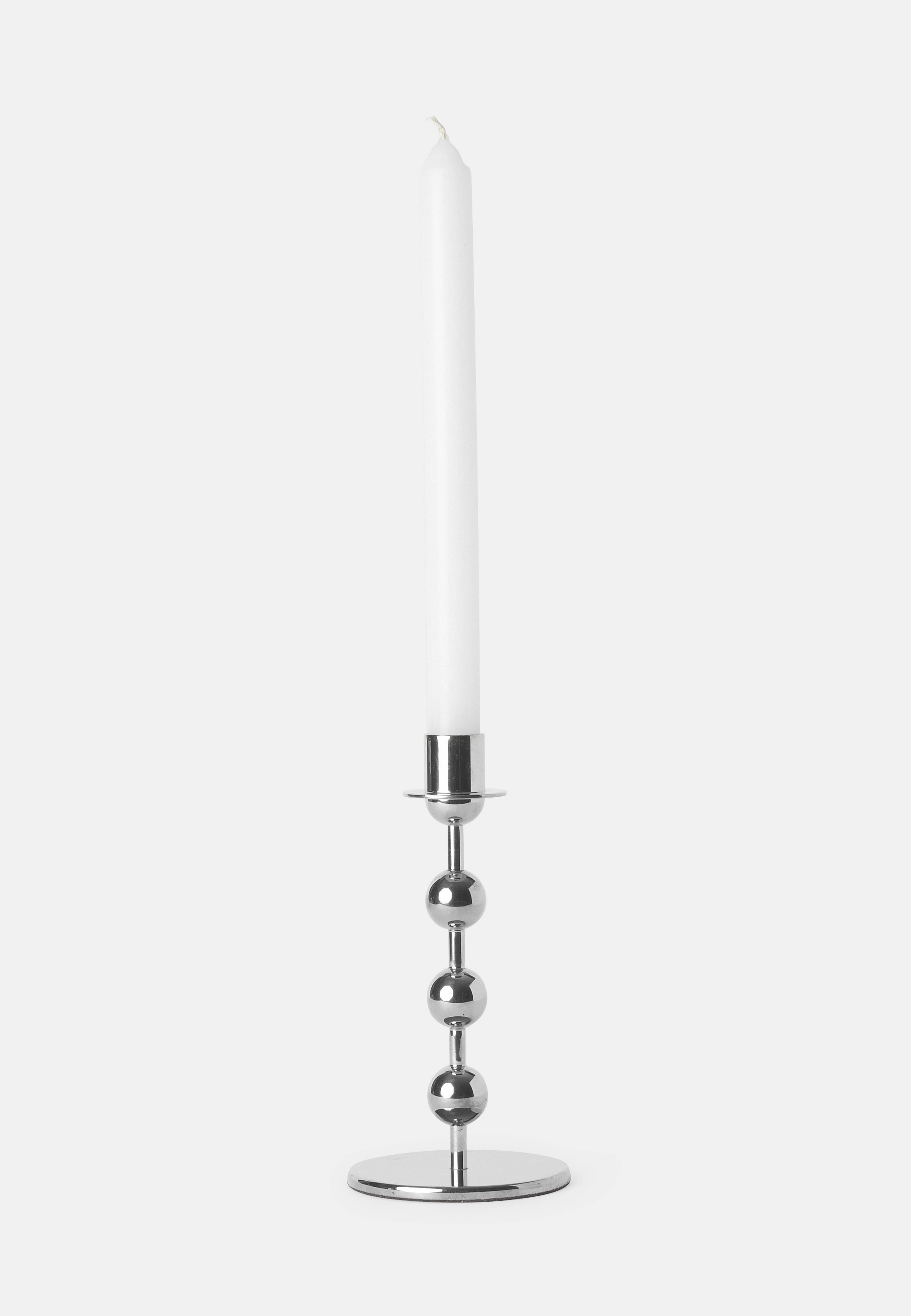 Ljusstake i mässing kulor 19 cm