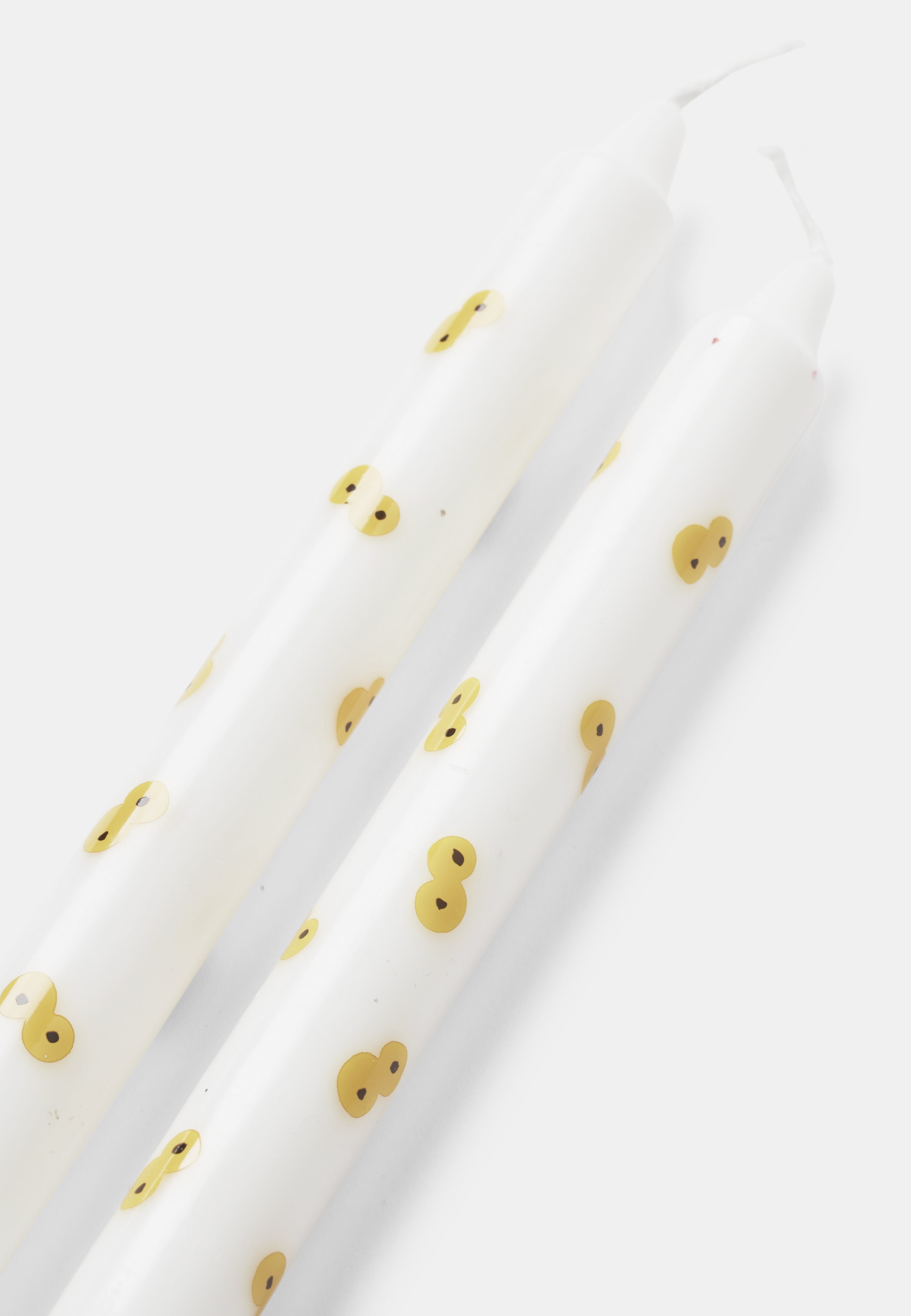 Mönstrade julljus 24 cm, 2-pack