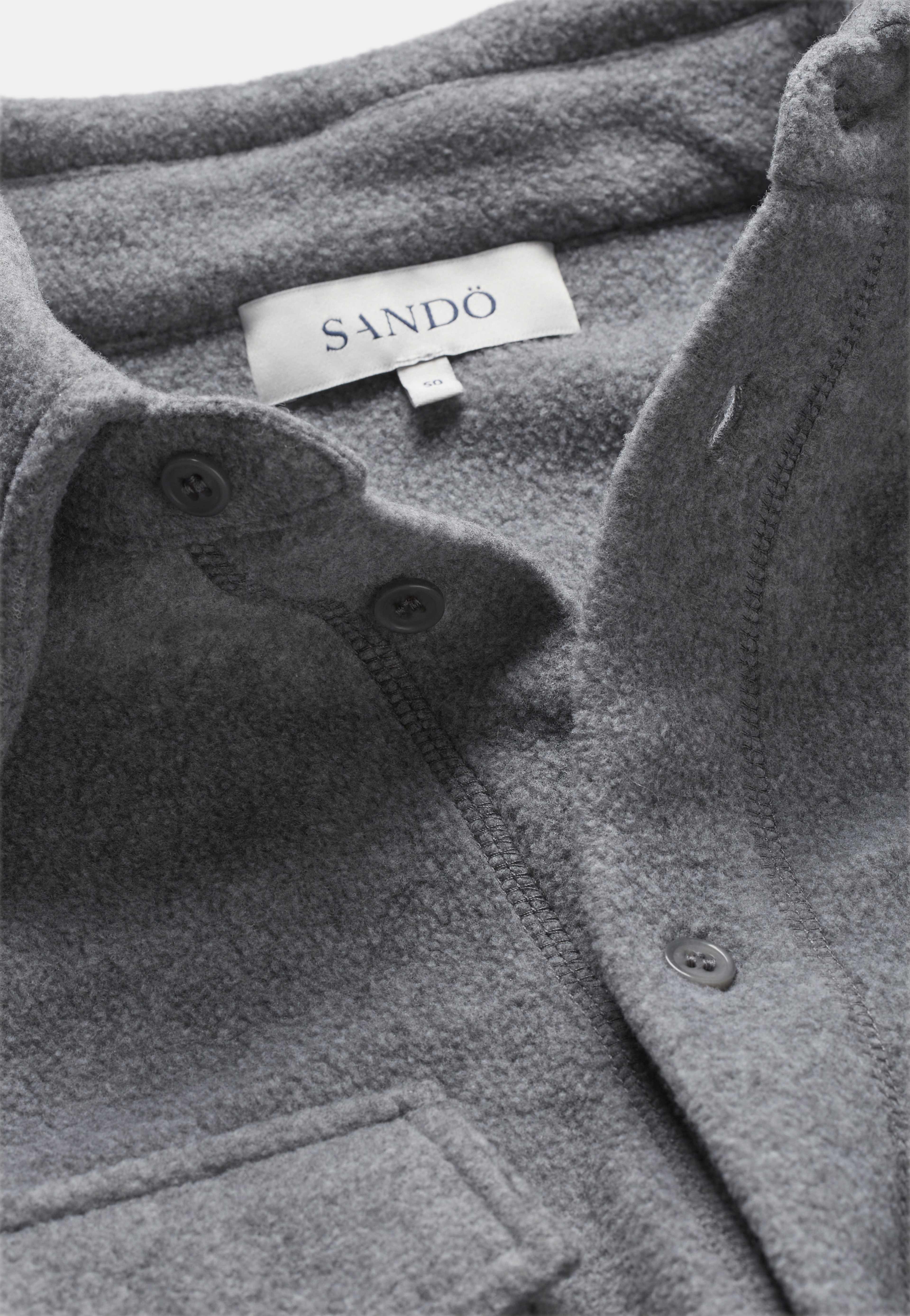 Overshirt i fleece RAMSEY
