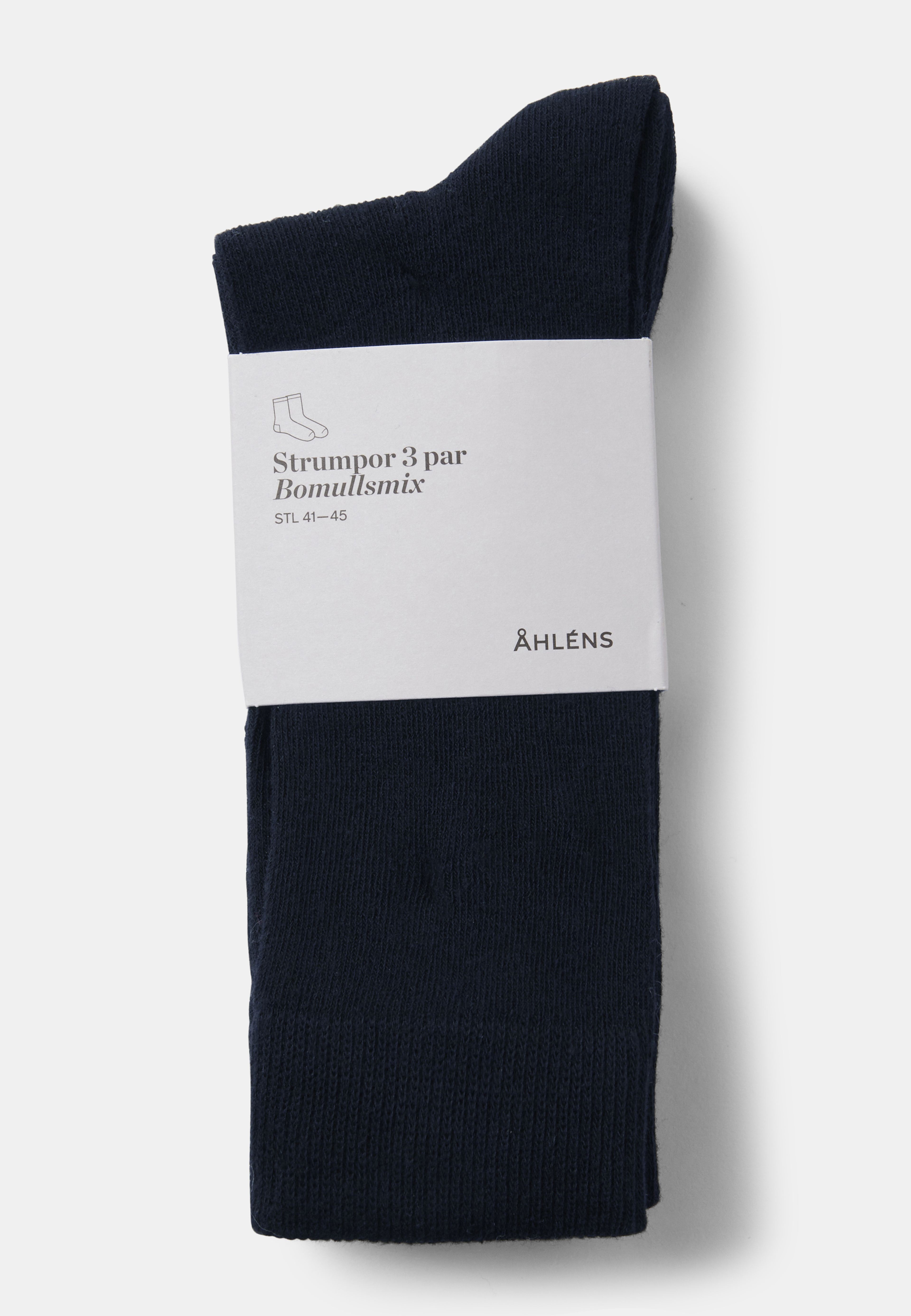 Enfärgade strumpor, 3-pack