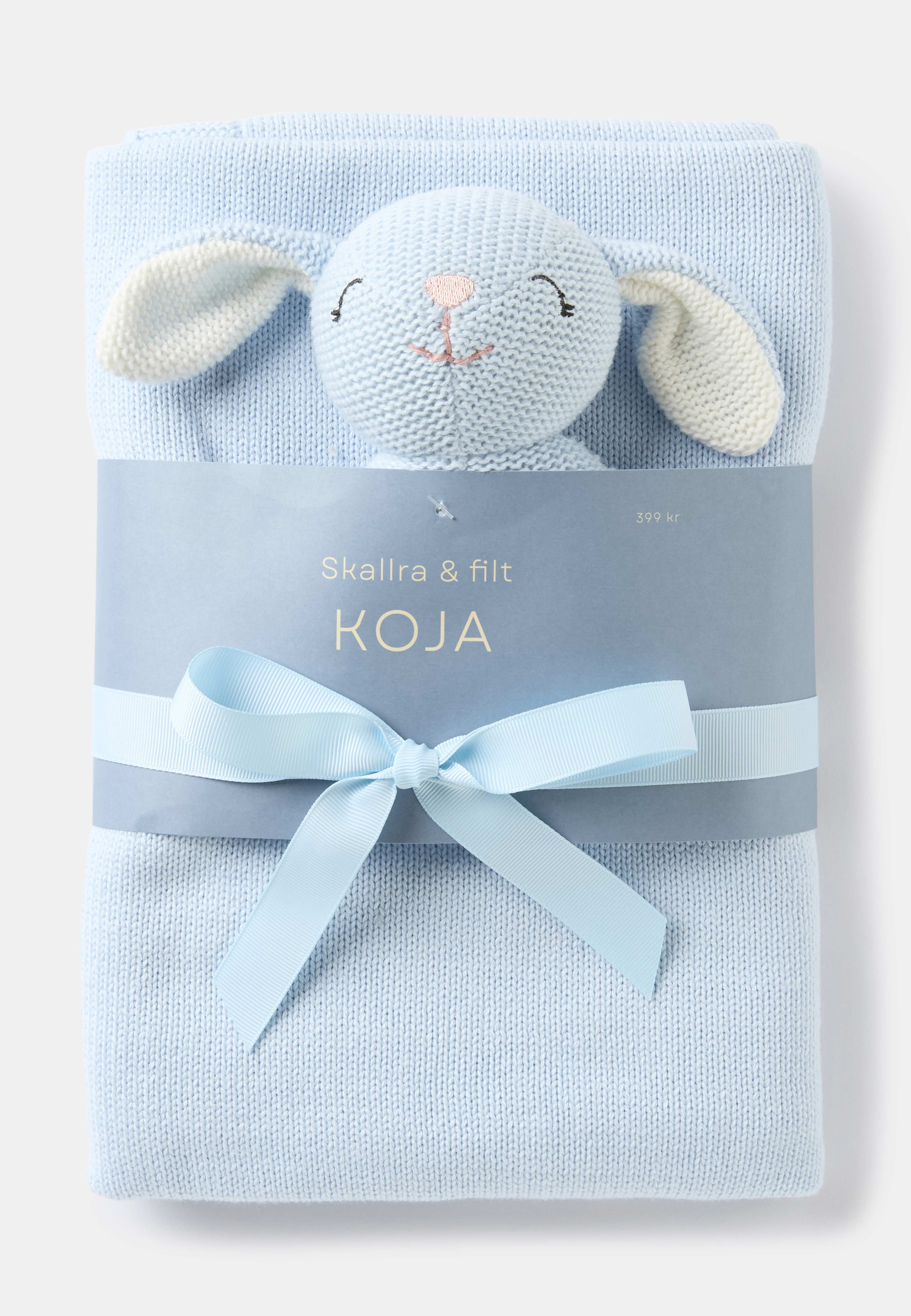 Presentkit skallra + filt MAJA