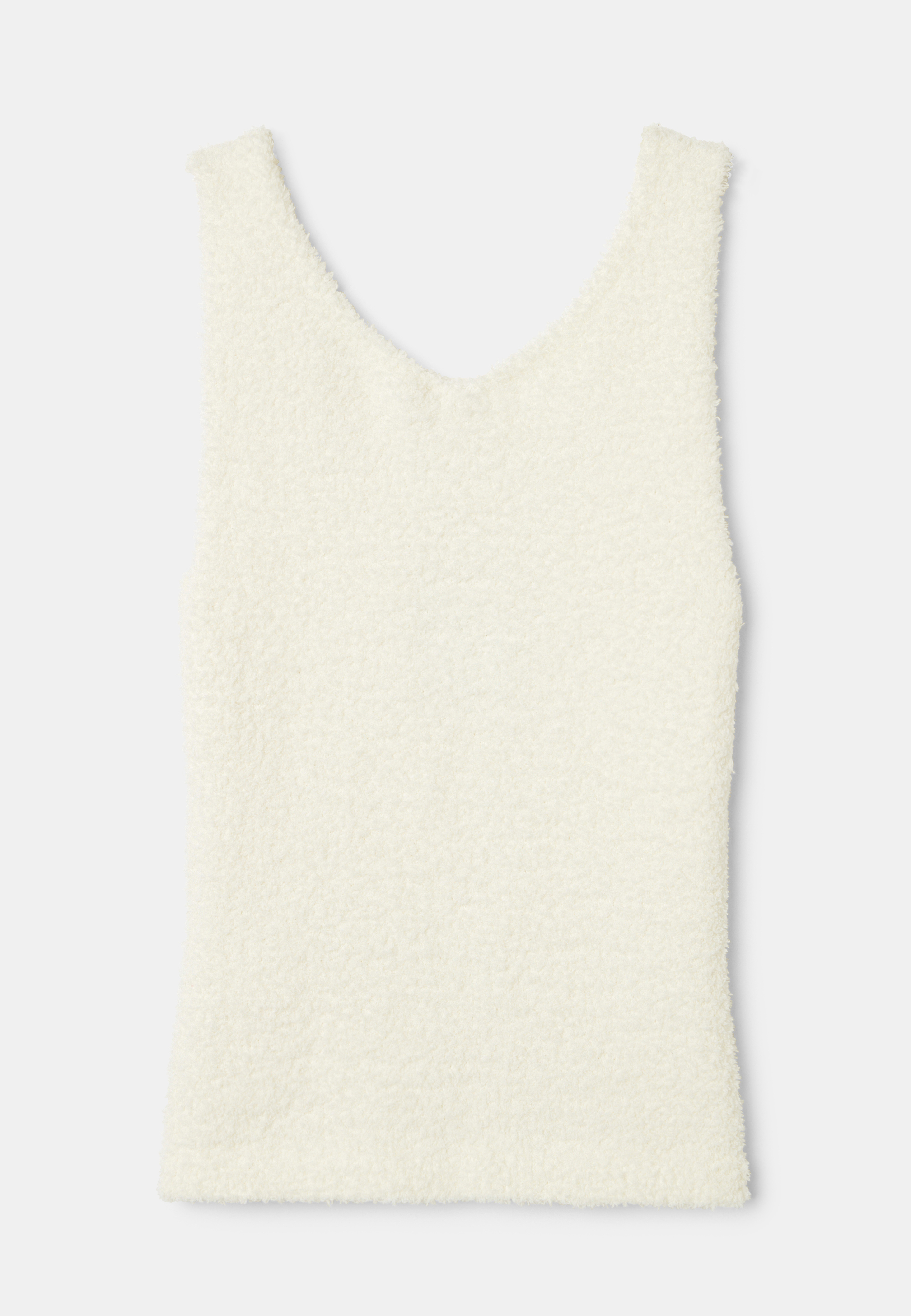 Linne i fleece FREJA, från Å WOMAN, i färgen Off White. Klicka för att öppna bilden i stort format