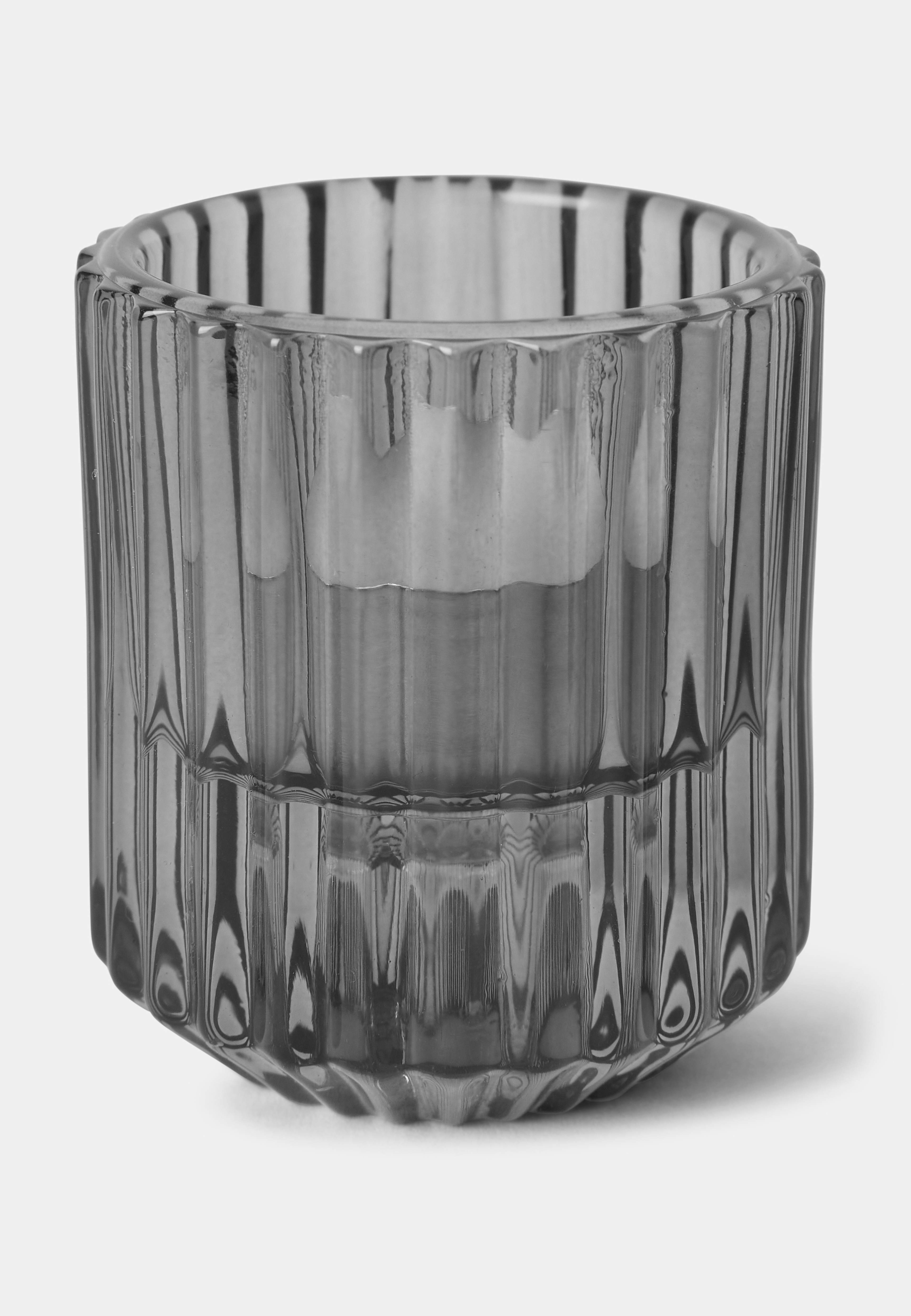 Gåvoset låg ljusstake och ljus, 2-pack
