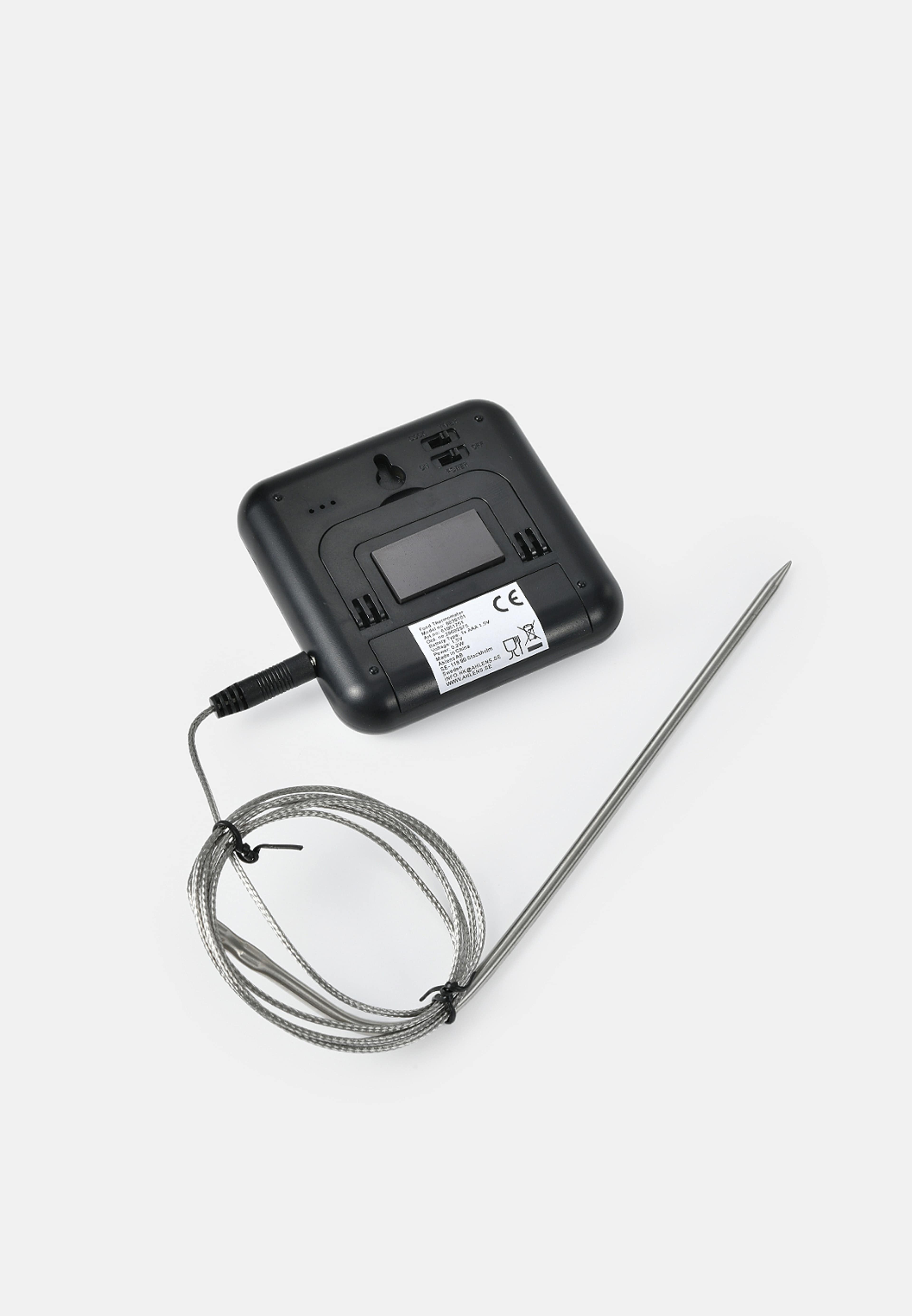 Digital kökstermometer med timer BISTRO, från Åhléns Home, i färgen Black. Klicka för att öppna bilden i stort format
