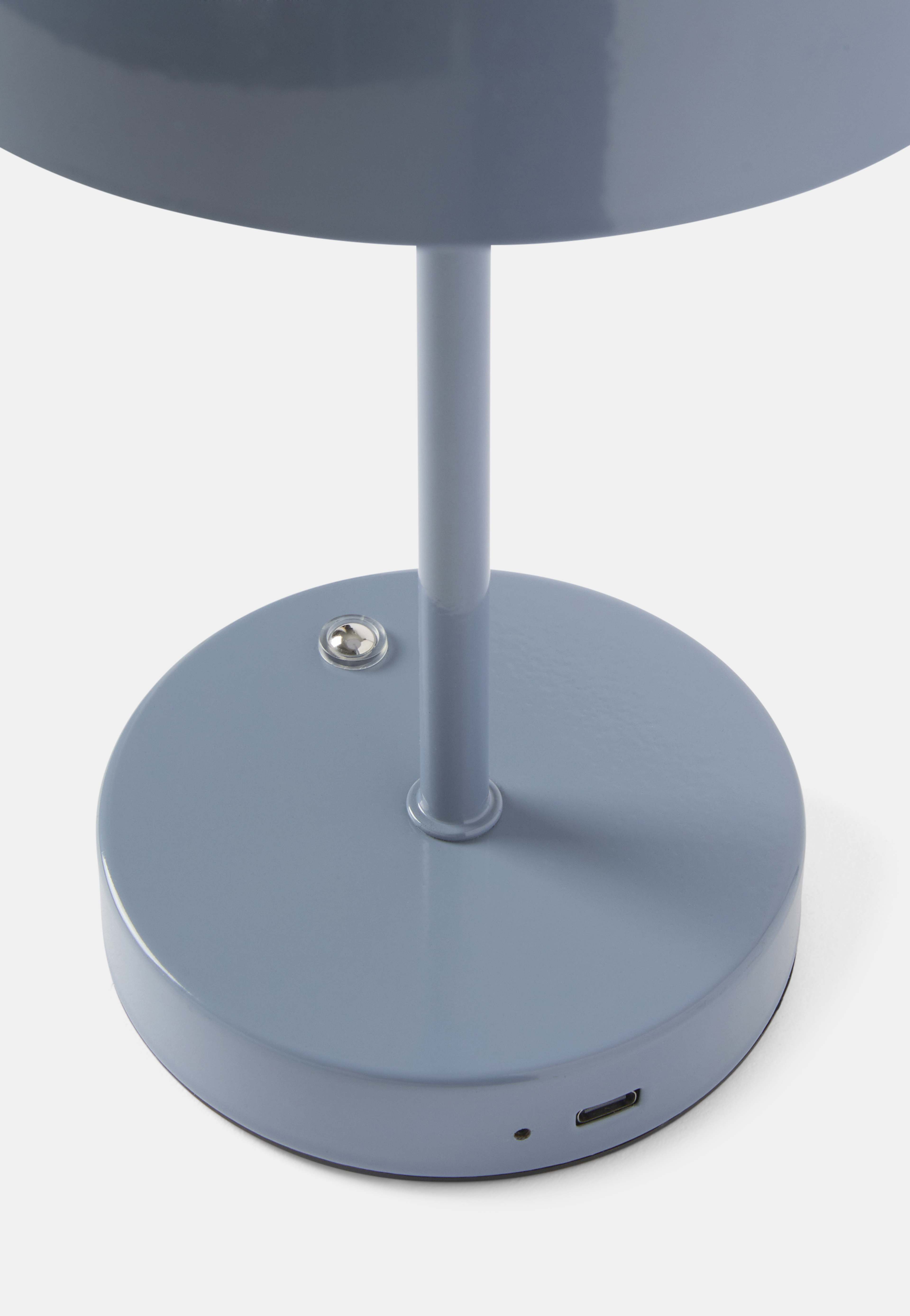 Uppladdningsbar dimbar bordslampa LOVA, från Åhléns Home, i färgen Blue. Klicka för att öppna bilden i stort format