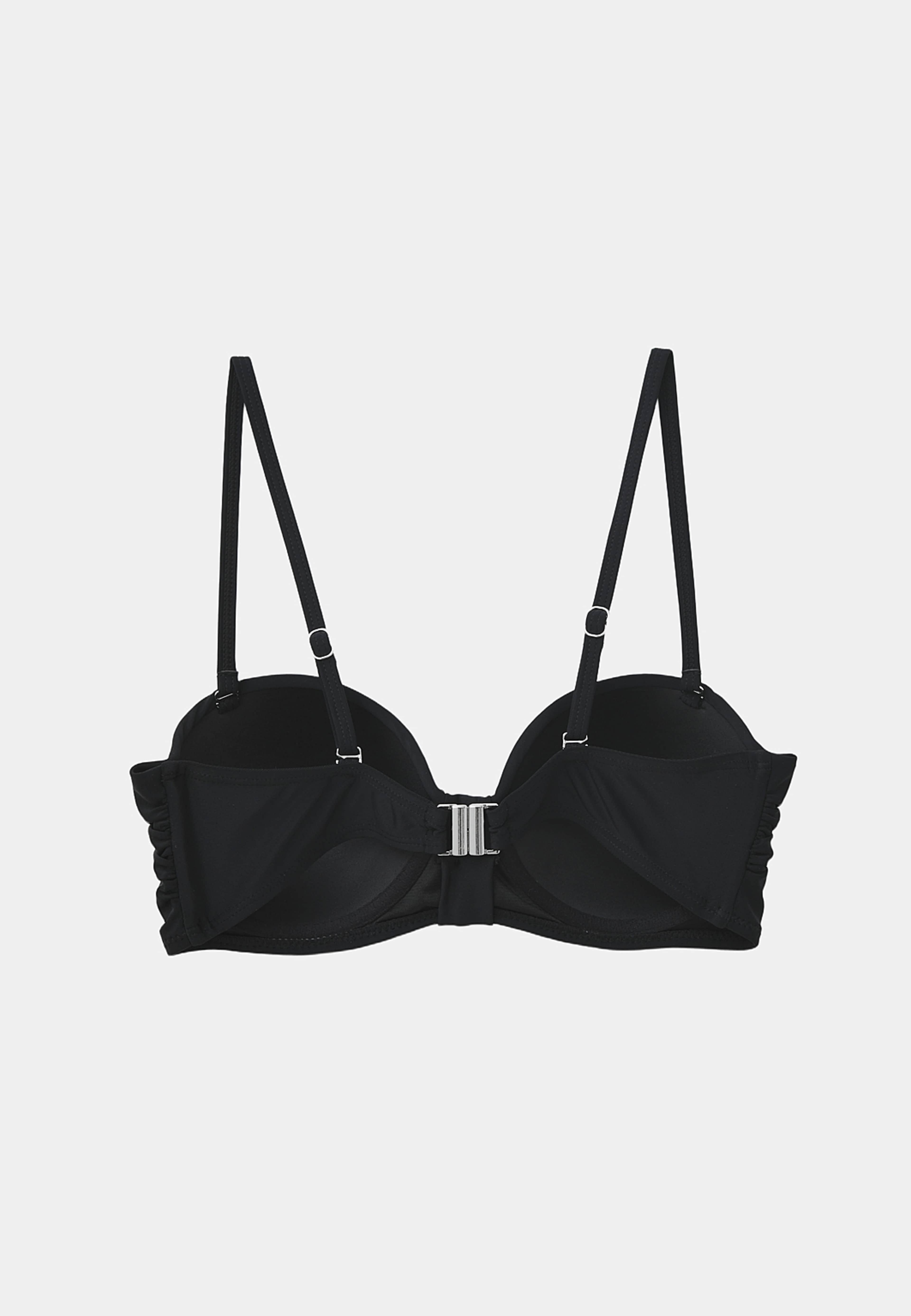 Vadderad bikinitopp MARTINA, från Å WOMAN, i färgen Black. Klicka för att öppna bilden i stort format