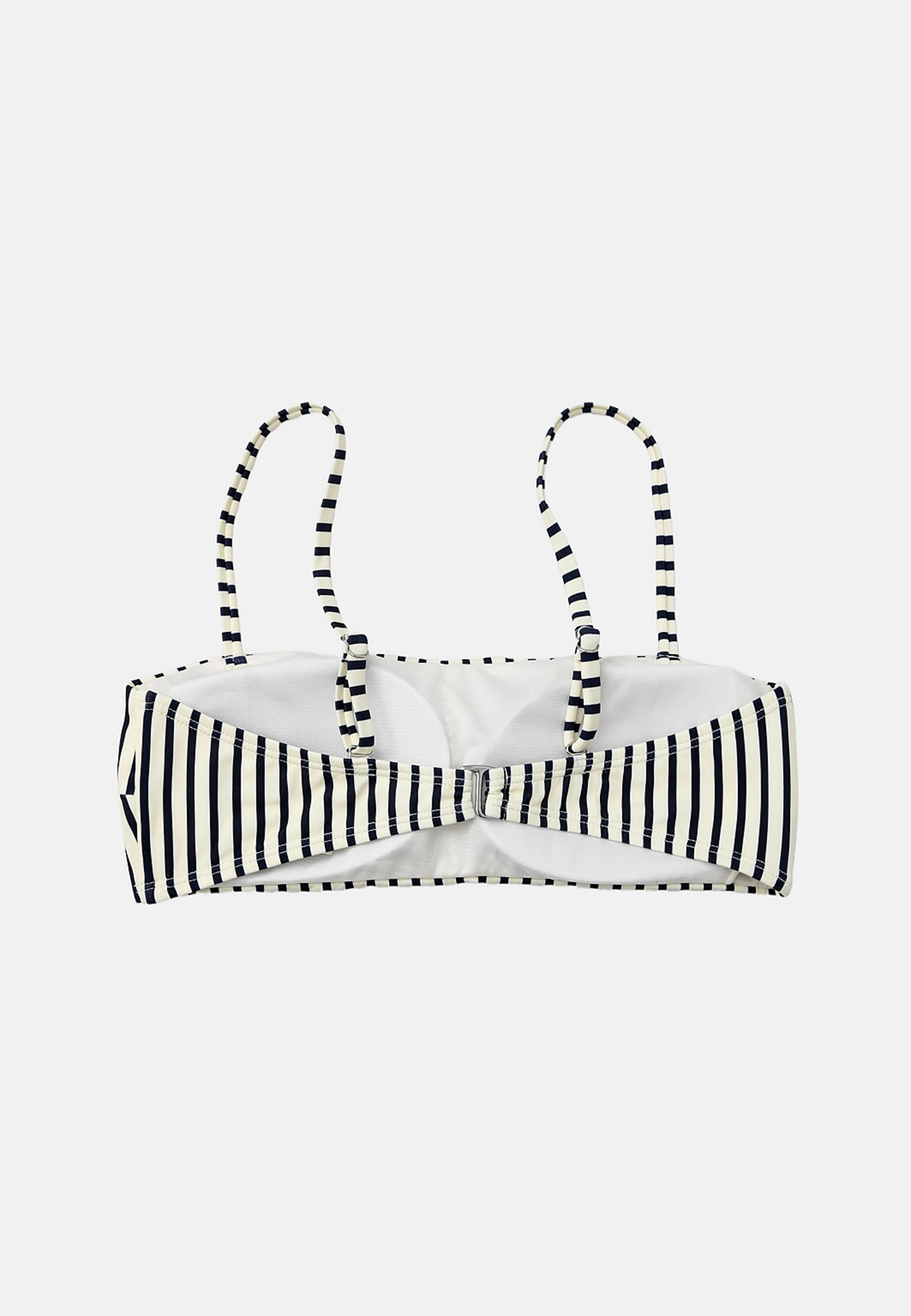 Bikinitopp bandeau MAJA, från Å WOMAN, i färgen Navy Stripe. Klicka för att öppna bilden i stort format