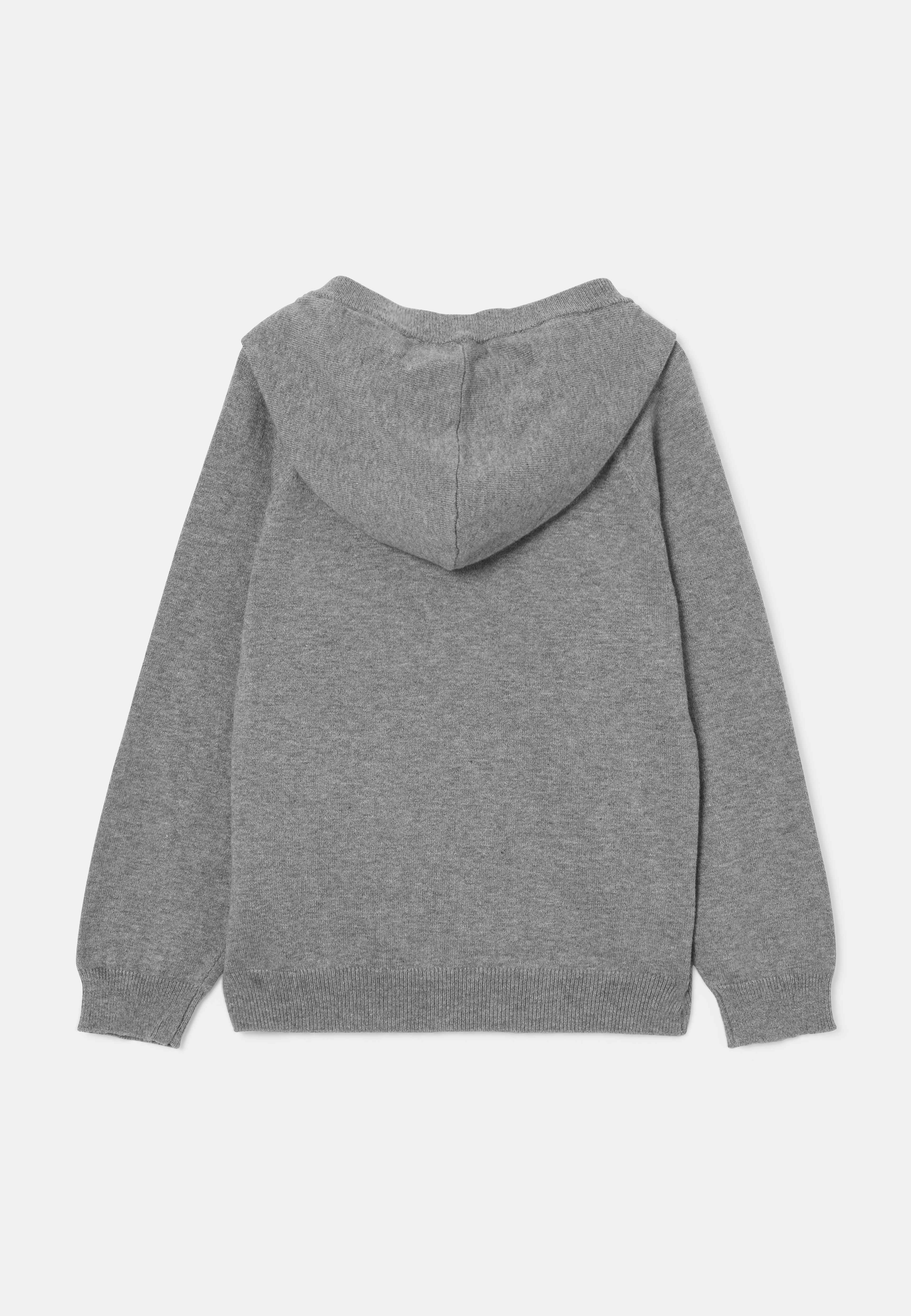Finstickad hoodie CASH