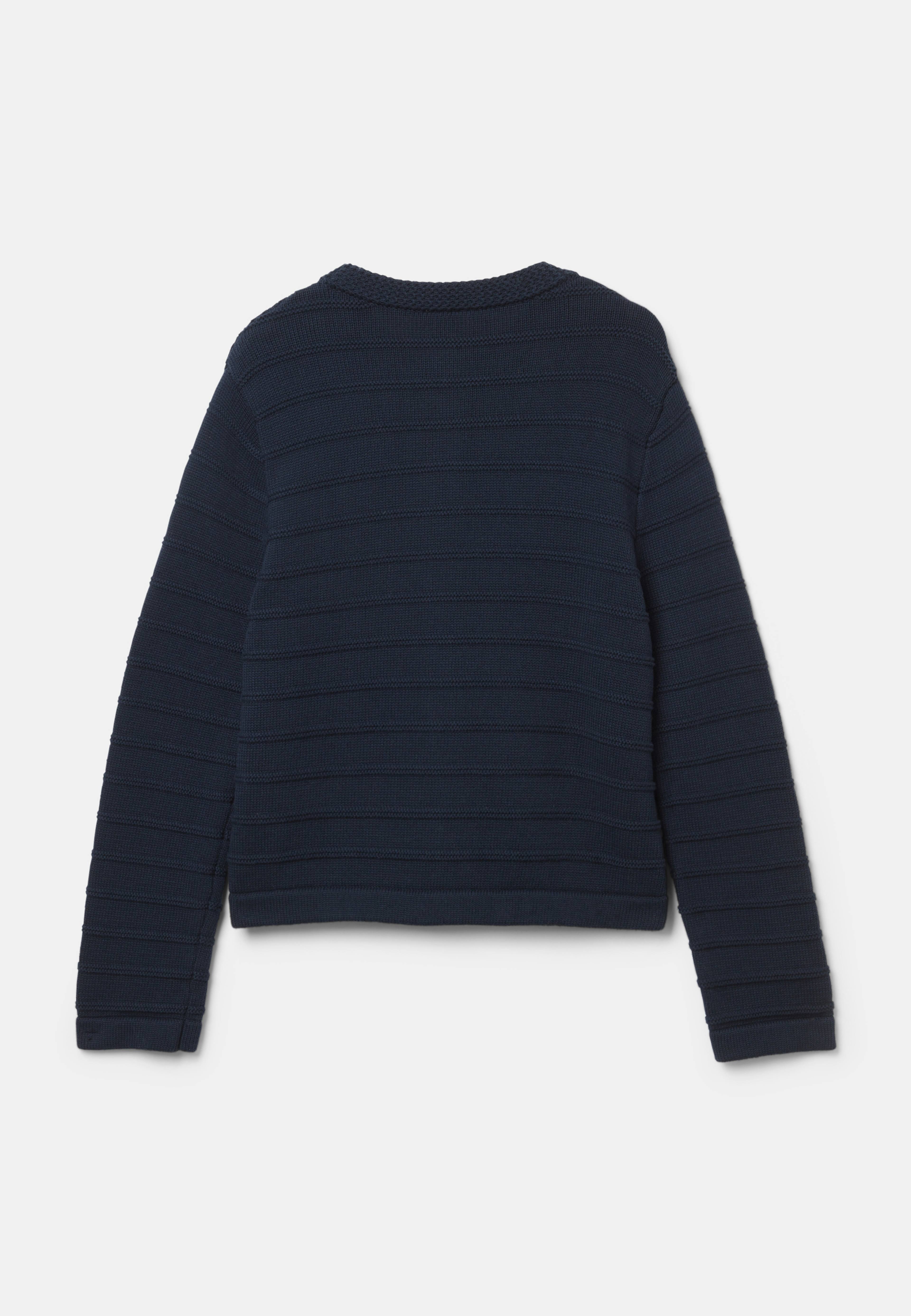 Strukturstickad cardigan GUNVOR