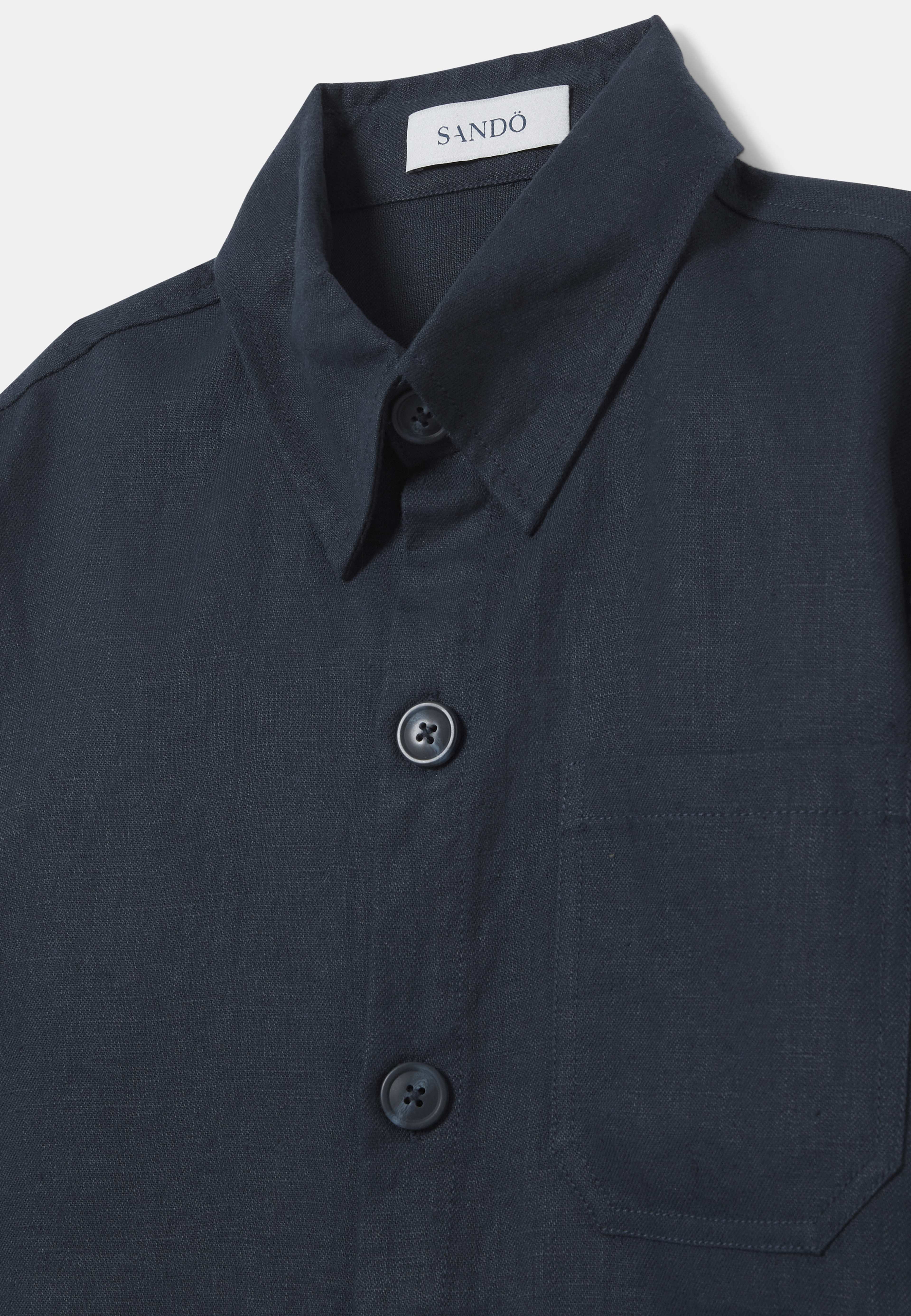 Overshirt i linne ZIAD
