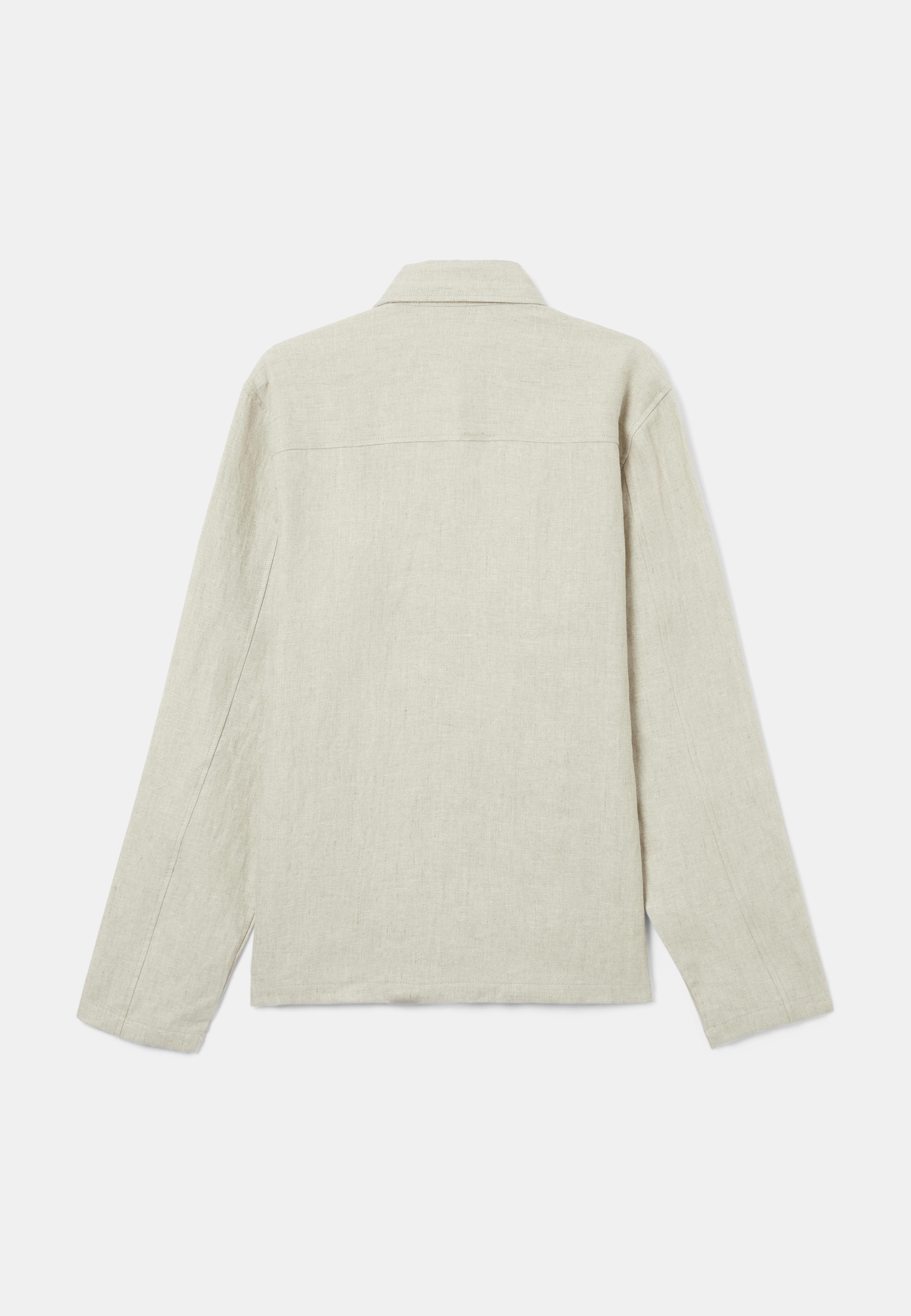 Overshirt i linne ZIAD