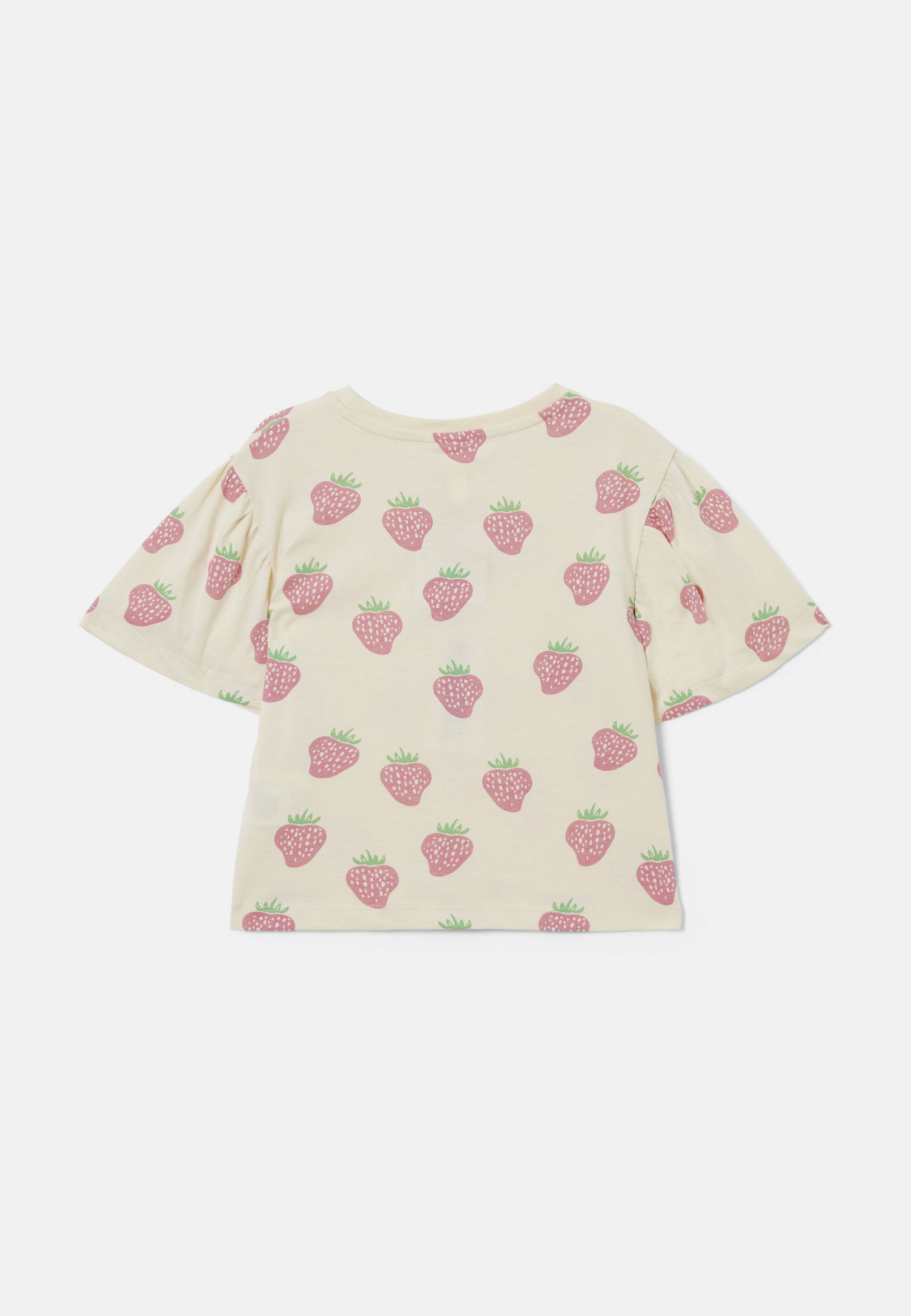 T-shirt med volangärm KIRA
