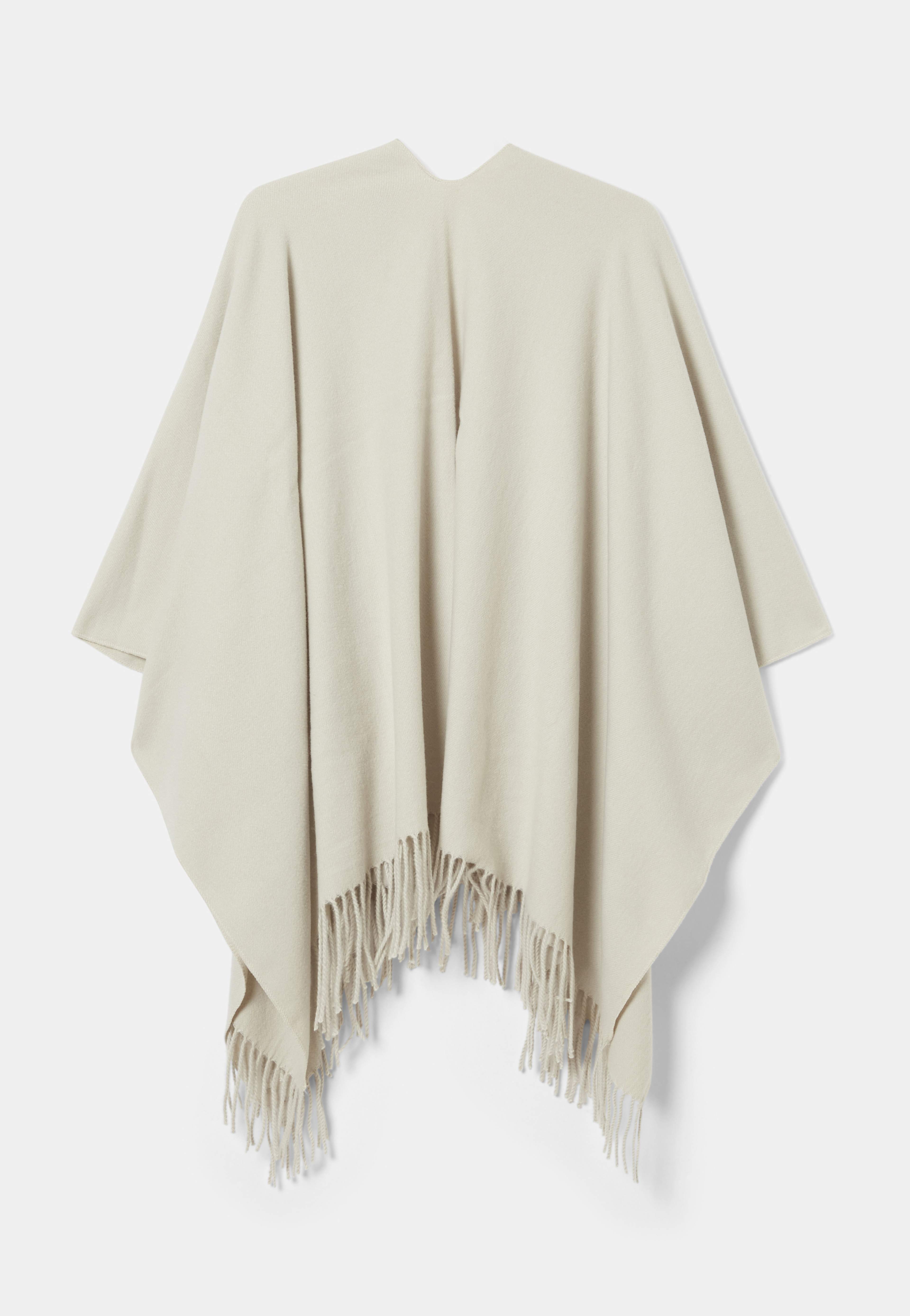 Poncho med fransar MILLA