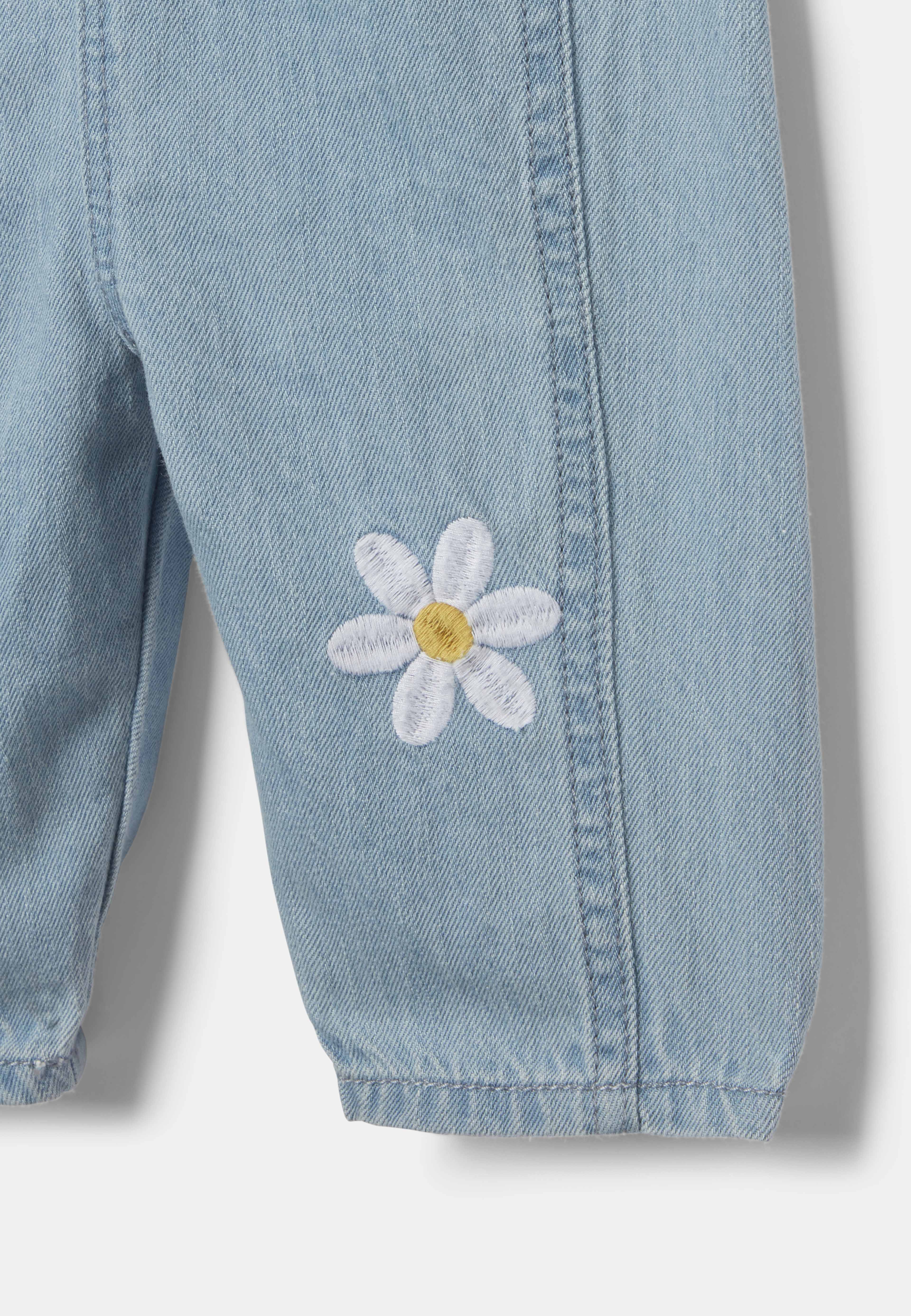 Hängselbyxor i denim BLAIR