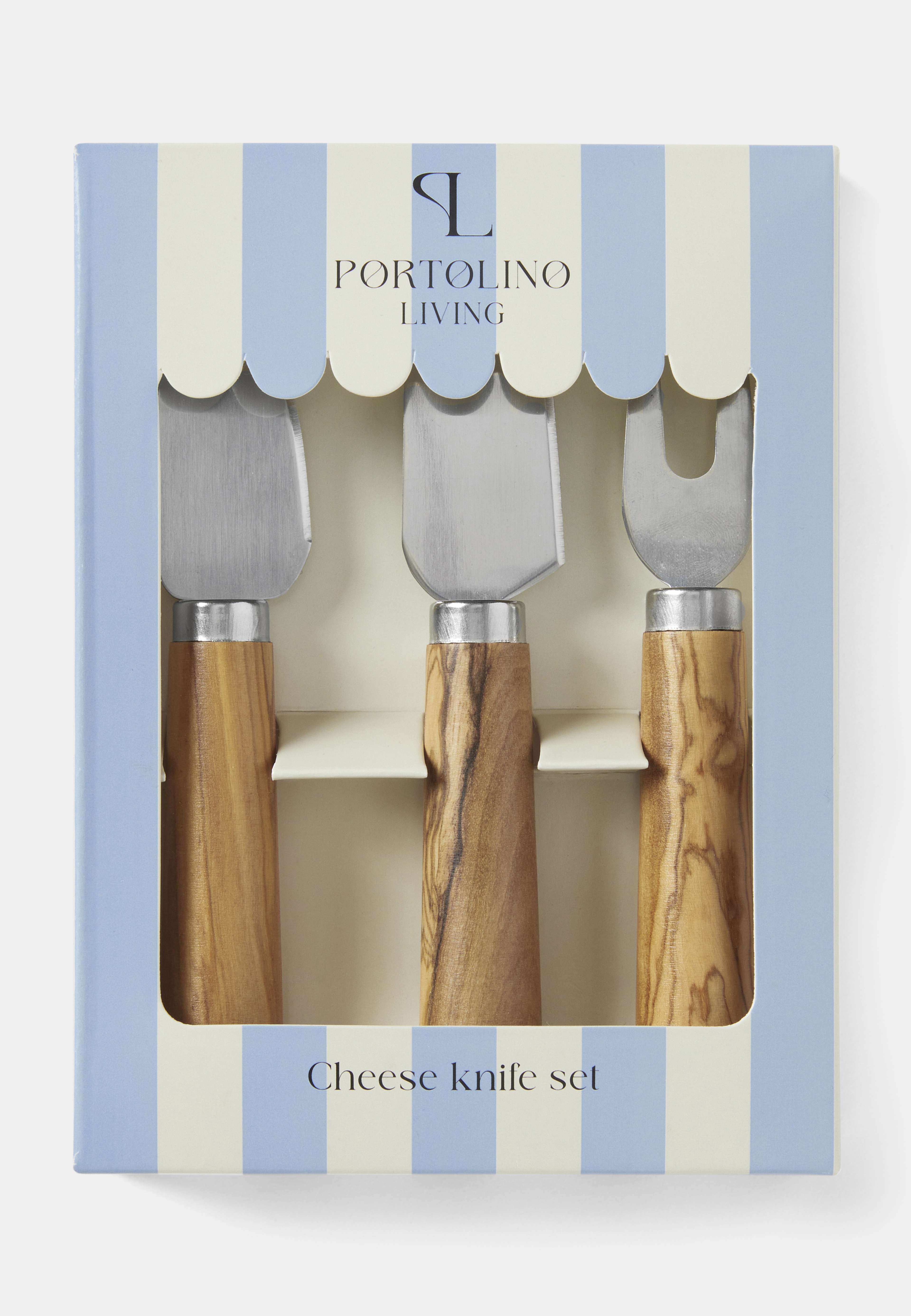 Ostkniv OLIVE 3 delar
