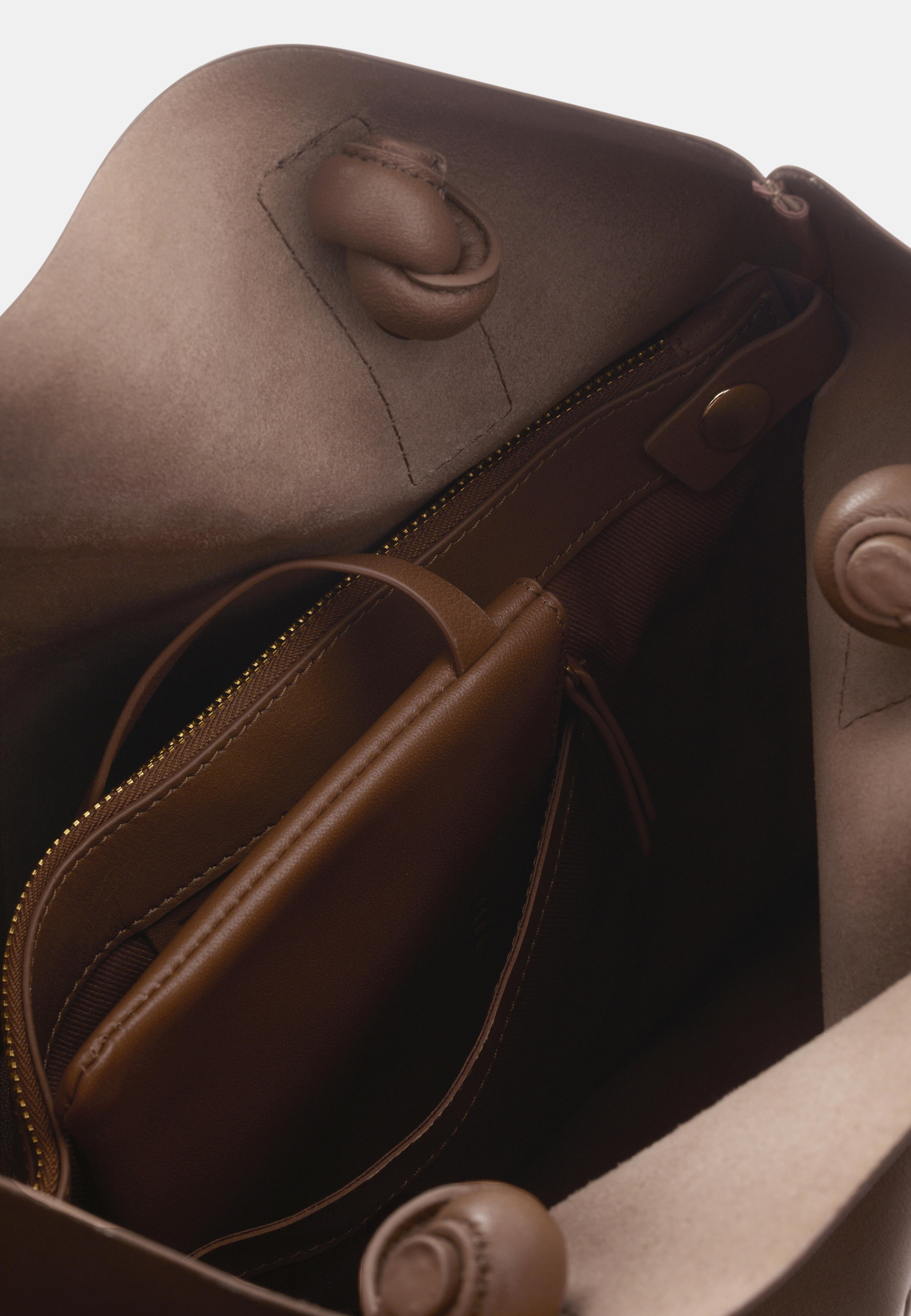 Bucket bag i skinn SPANY