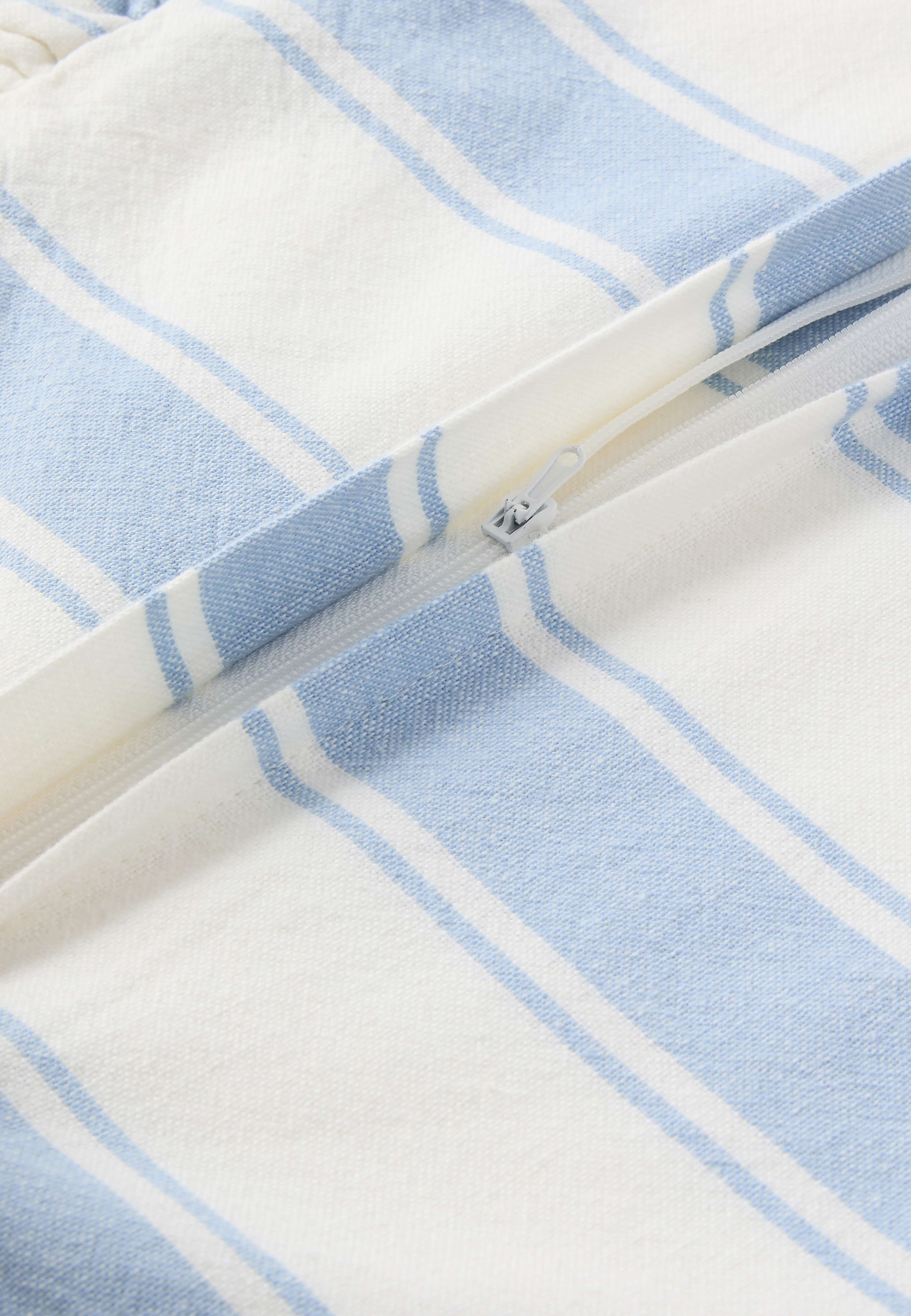 Kuddfodral DOUBLE STRIPE FRILL 50x50 cm