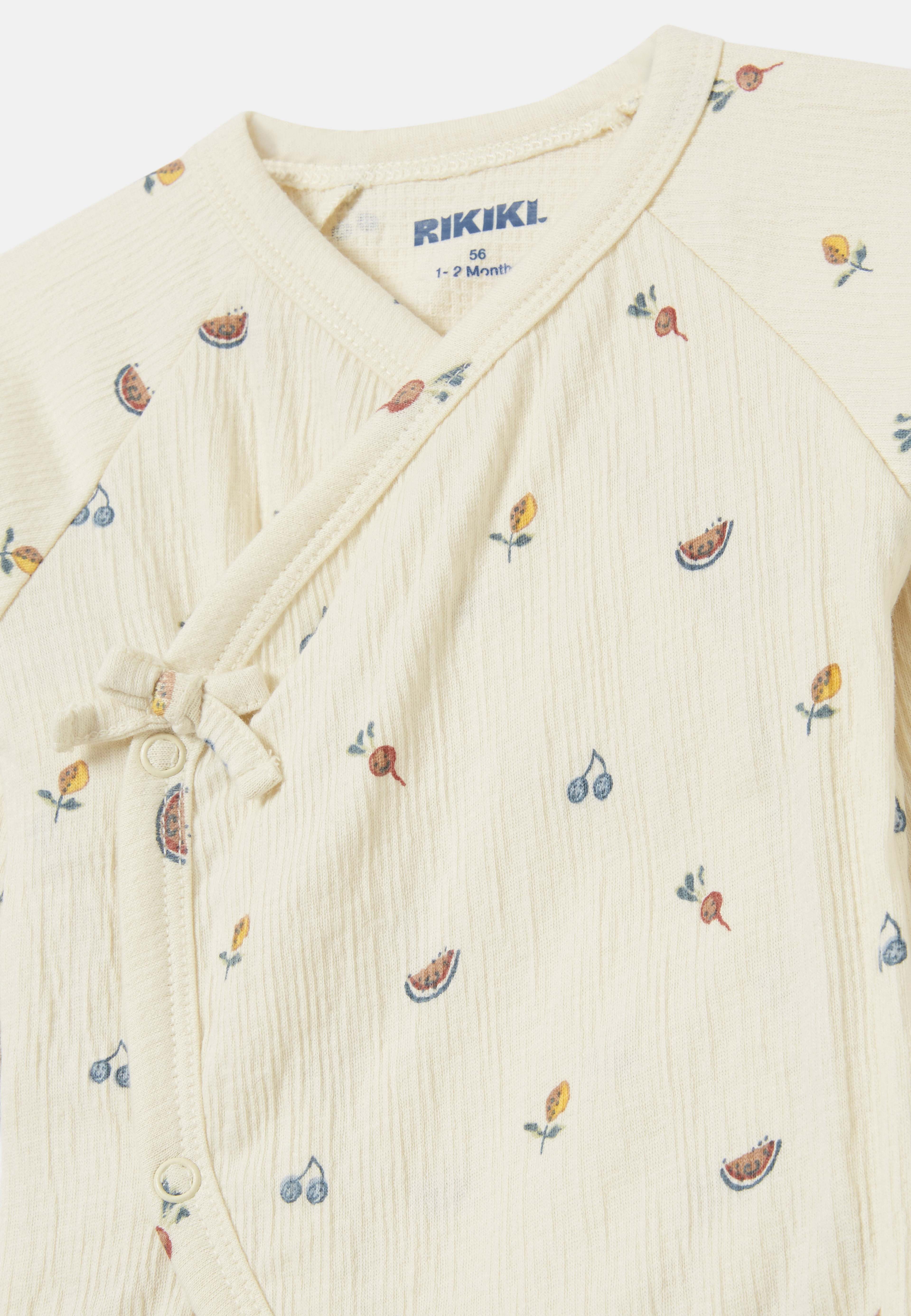 Onesie i krinklad bomullsjersey LILA
