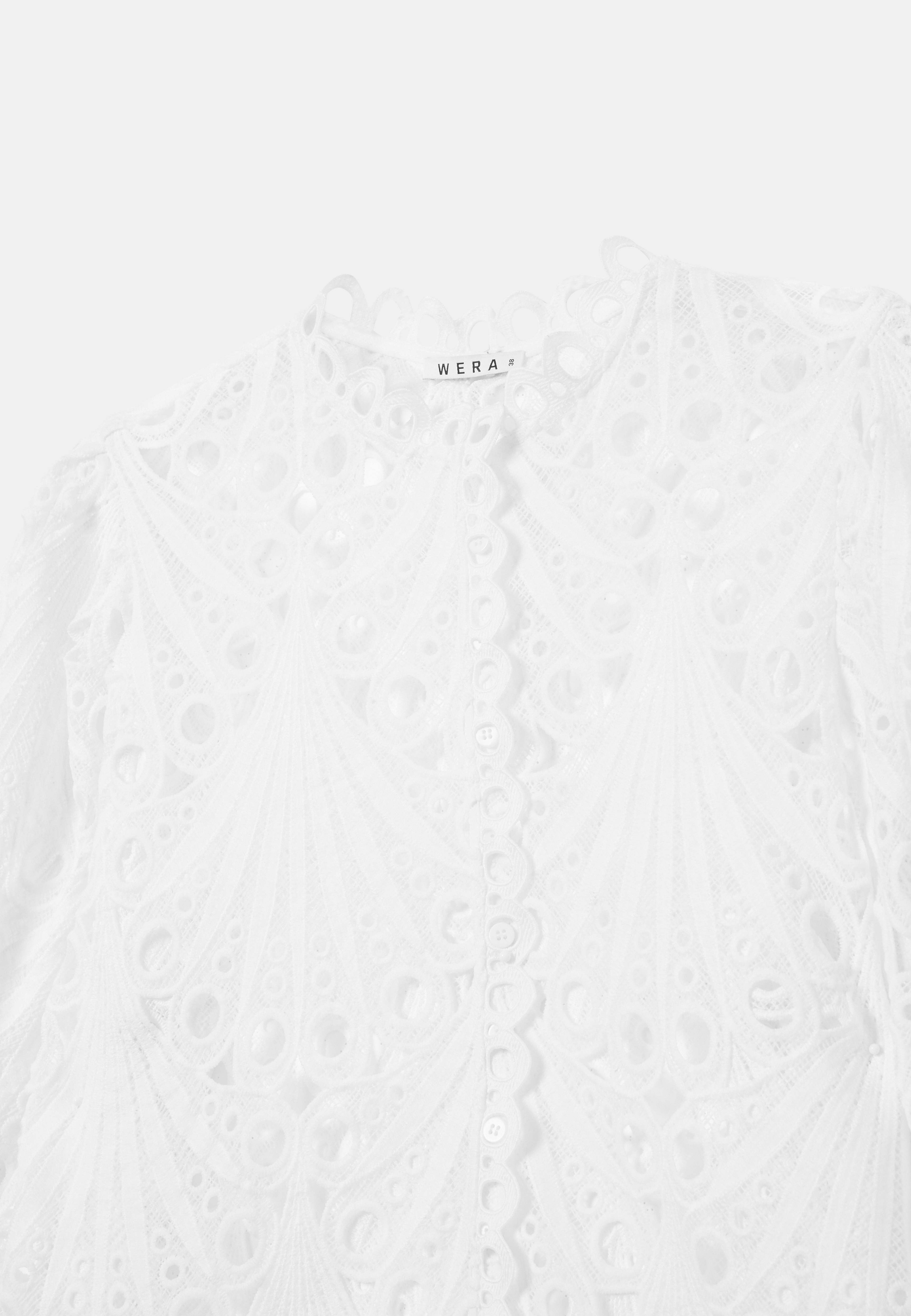 Blus med hålmönster PEPA