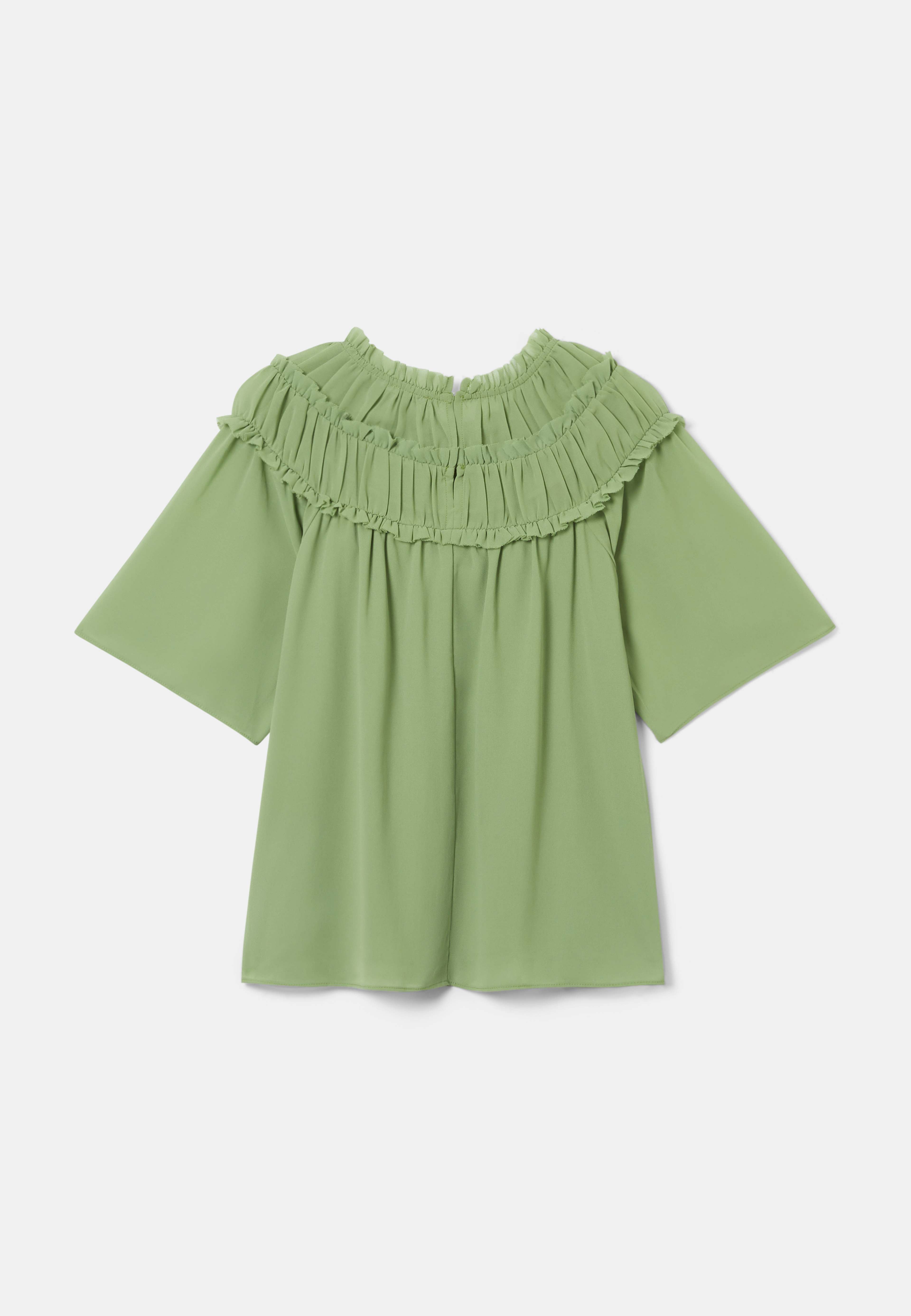 Blus med volang NOEMI